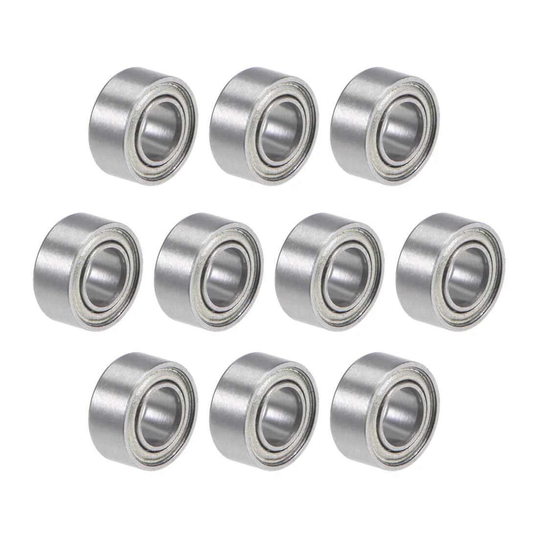 Uxcell R144ZZ Deep Groove Ball Bearings 1/8" x 1/4" x 7/64" Double Shielded Chrome Steel P6(ABEC3) 10pcs