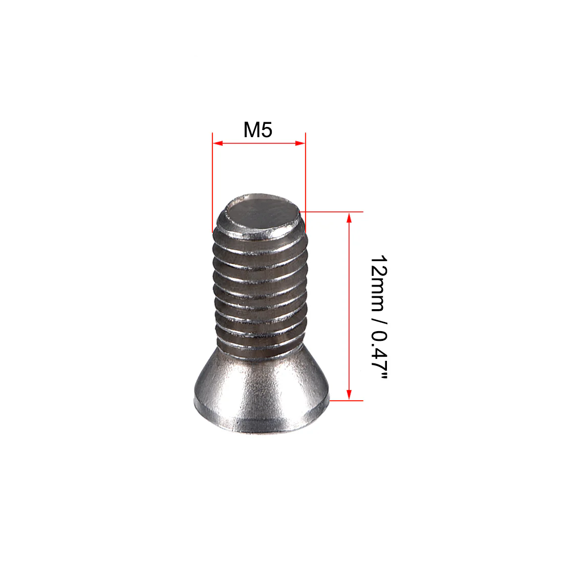 Uxcell M5x12mm Torx Screws For Replaces Carbide Insert CNC Lathe Tool 12.9 Grade Alloy Steel 10pcs - Image 2