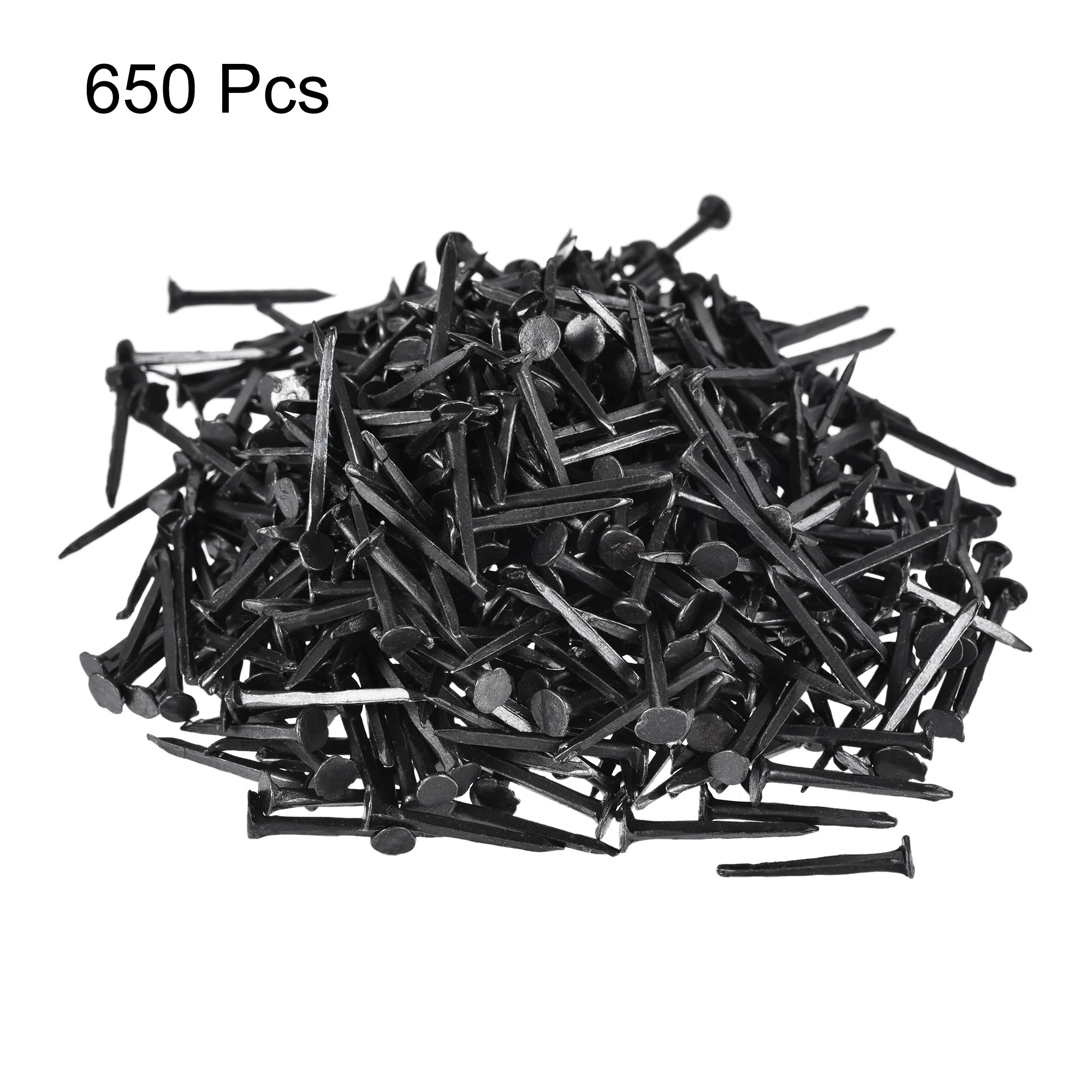 Uxcell Metal Nails Tacks 3/4"(19mm) for Shoes Boots Leather Heels Soles Replacement Black 650pcs - Image 2