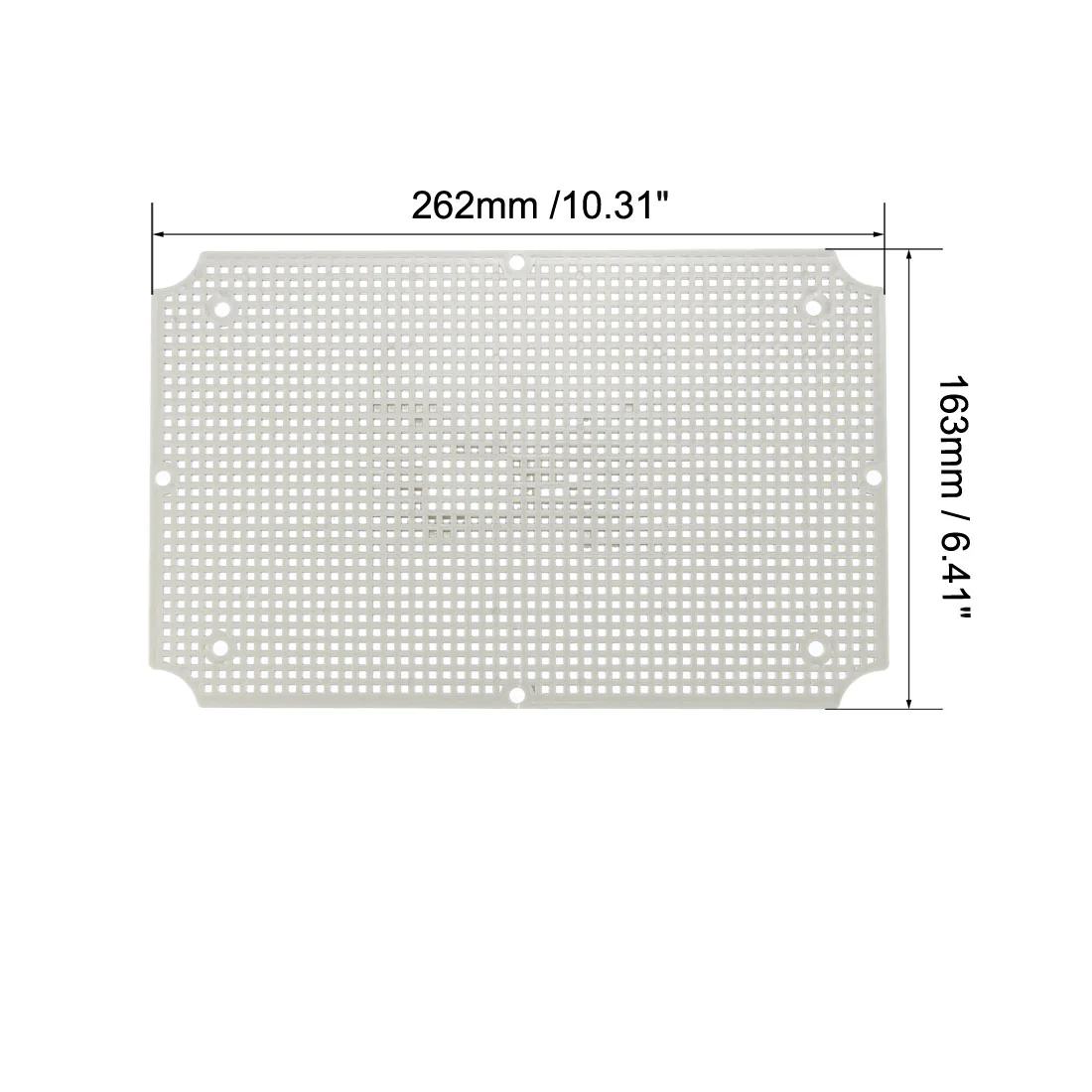 Uxcell ABS Plastic Internal Panel Suitable for 290mm X 190mm Electrical Dustproof Junction Box - Image 2