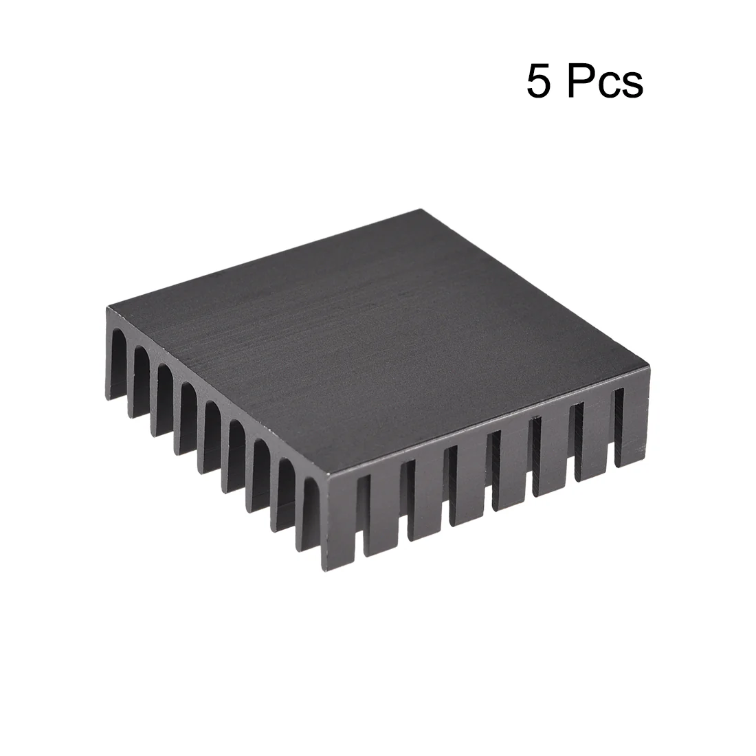 Uxcell Electronic Radiators Heatsink for MOS GPU IC Chip Black 35 x 35 x 10 mm 5pcs - Image 3
