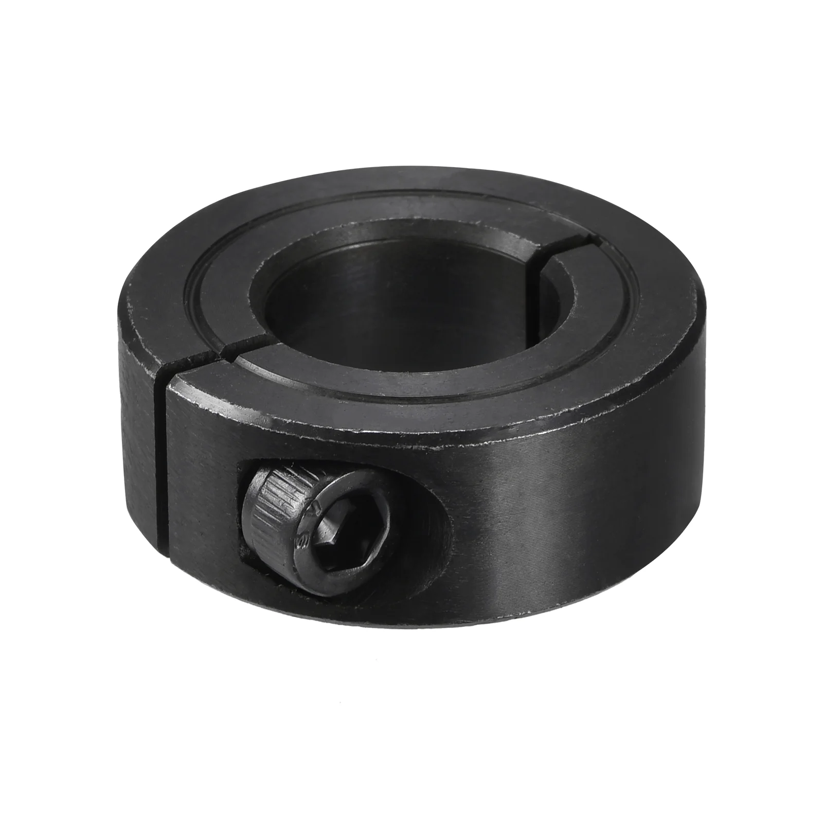 Shaft Collar 0.79" Single Split Carbon Steel Collar W Set Screw Black - Image 3