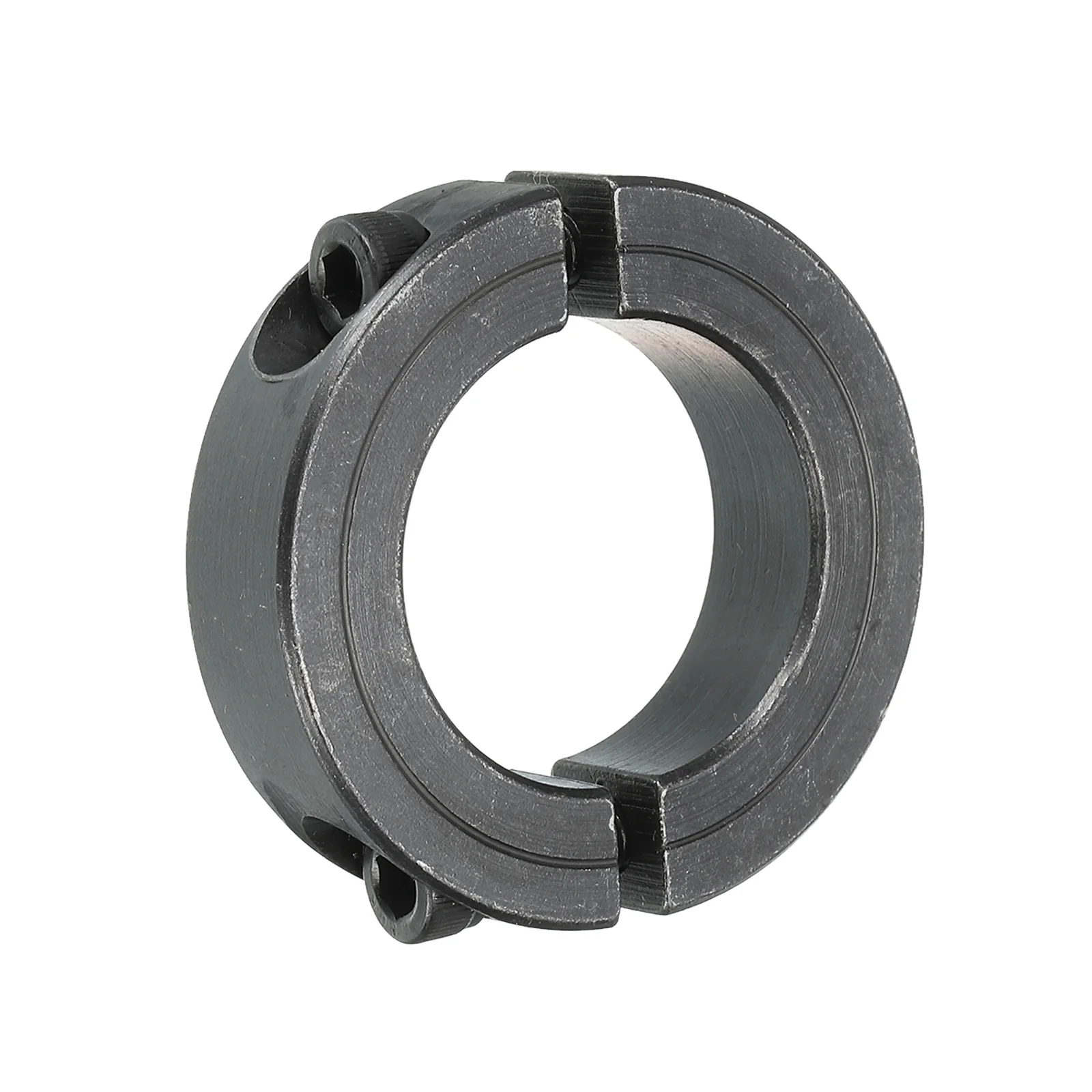 Shaft Collar 1.38" Double Split Carbon Steel Collar W Set Screw Black