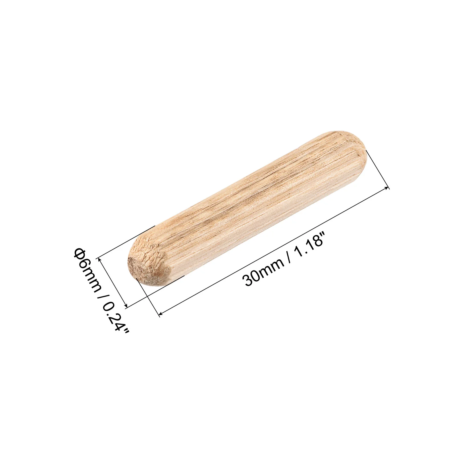 Uxcell Wooden Dowel Pins Wood Dowel Pegs Kiln Dried Hardwood for Woodworking Furniture - Image 30