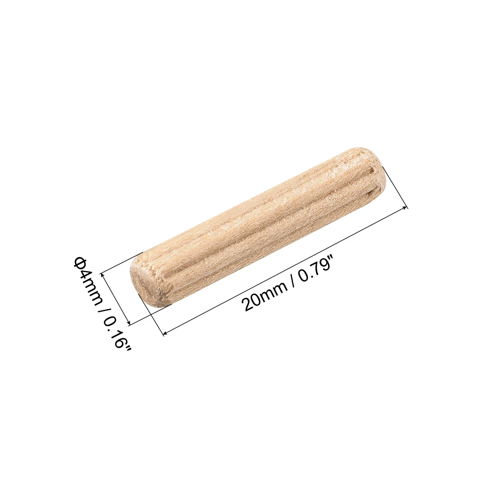 Uxcell Wooden Dowel Pins Wood Dowel Pegs Kiln Dried Hardwood for Woodworking Furniture Shelf - Image 51