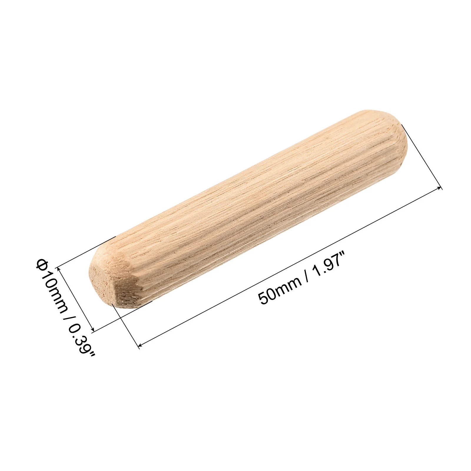 Uxcell Wooden Dowel Pins Wood Dowel Pegs Kiln Dried Hardwood for Woodworking Furniture Shelf - Image 65