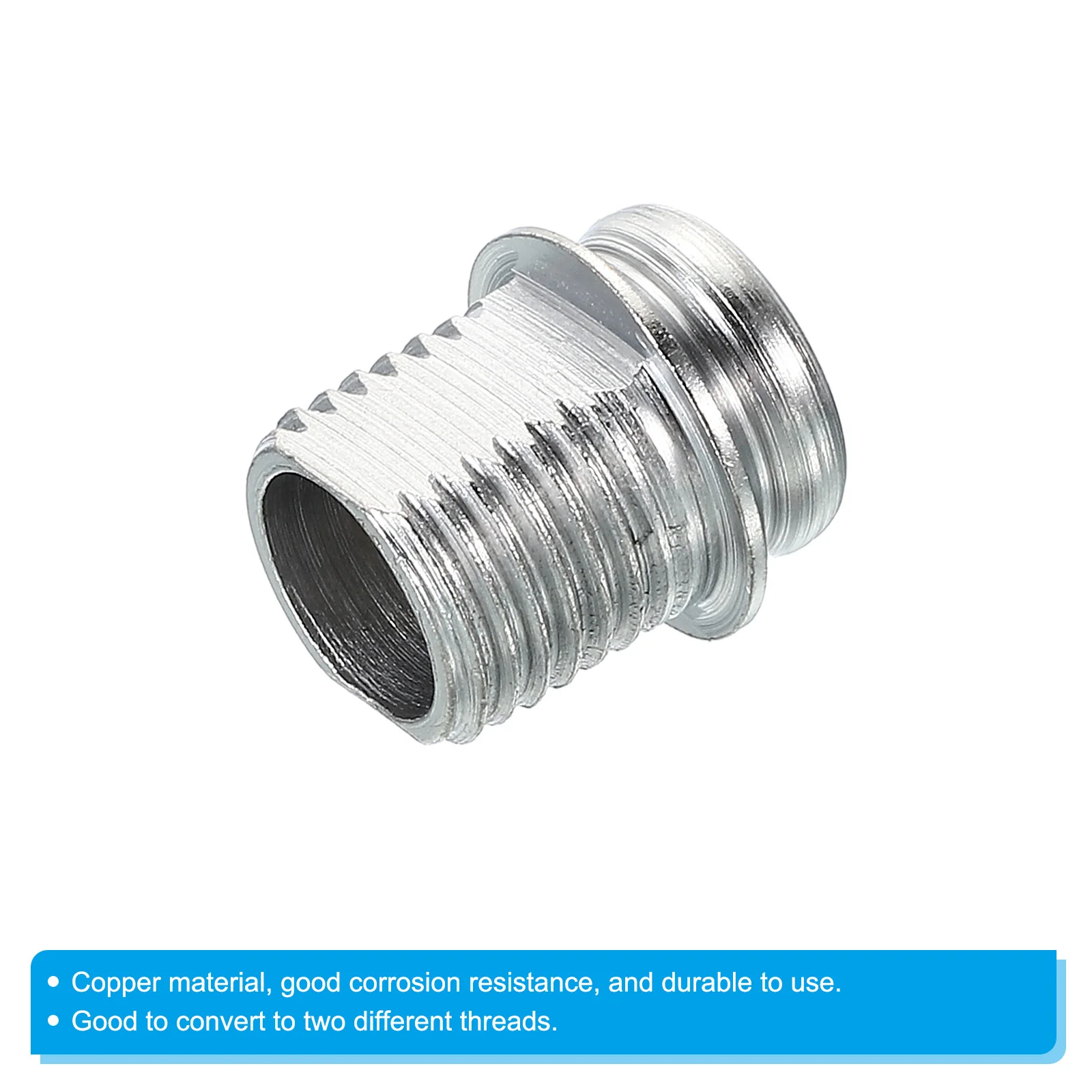 Thread Reducing Nut, 3 Pack M10 Male to M8 Fine Thread Female Gooseneck Hose Adapter Bracket Conversion Nut for Microphone Gooseneck Hose - Image 4