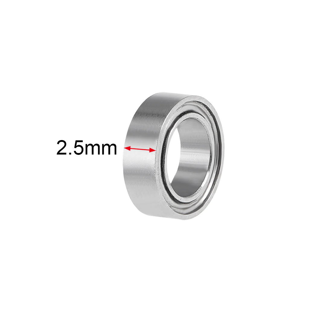 Uxcell MR85ZZ Deep Groove Ball Bearings 5x8x2.5mm Double Shielded Chrome Steel P6 10pcs - Image 3