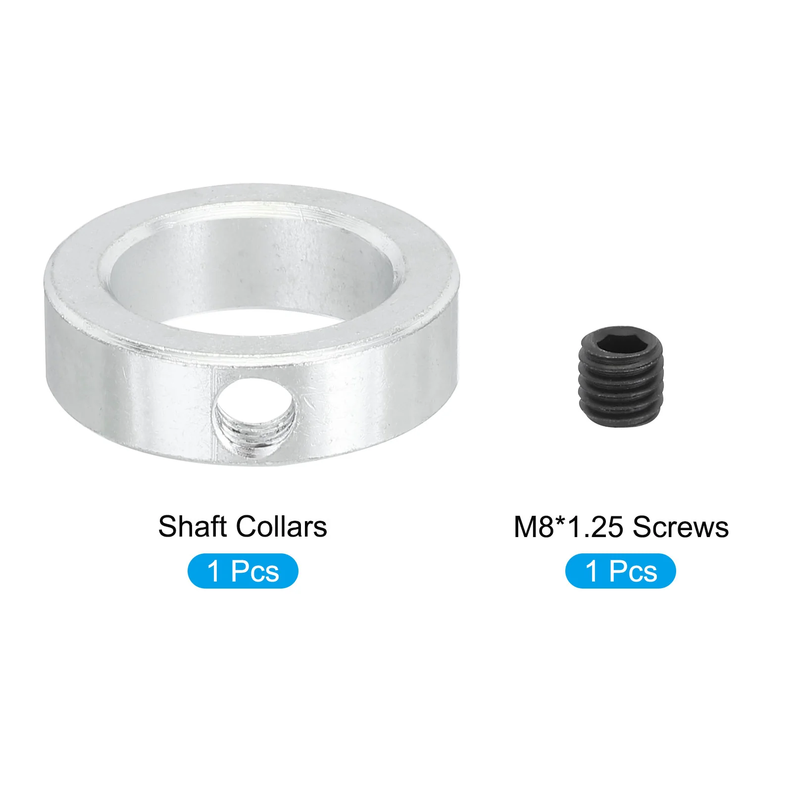 Shaft Collar Bore Set Screw Style Clamping Collars for Shaft Fixing Drive Shafts - Image 7