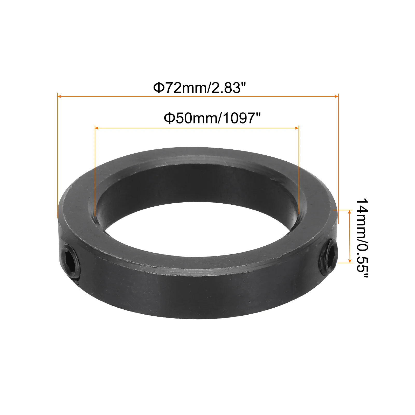 Shaft Collar Bore, Set Screw Style Clamping Collars for Machine Tools Drive Shafts - Image 14