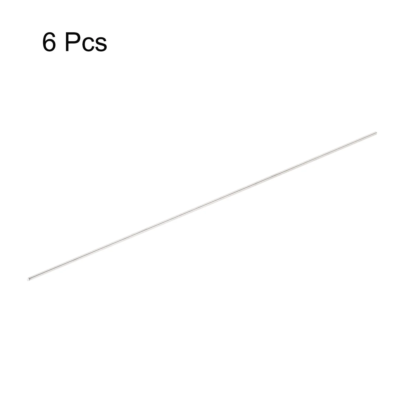 6Pcs 304 Stainless Steel Round Rods Bar 2mm x 300mm for Various Shaft DIY - Image 3