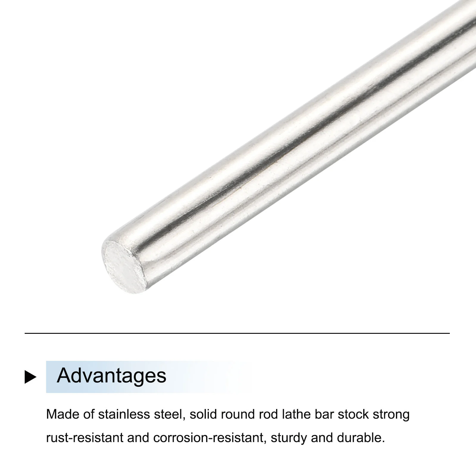 5Pcs 304 Stainless Steel Round Rods Bar 4.5mm x 100mm for Various Shaft DIY - Image 4