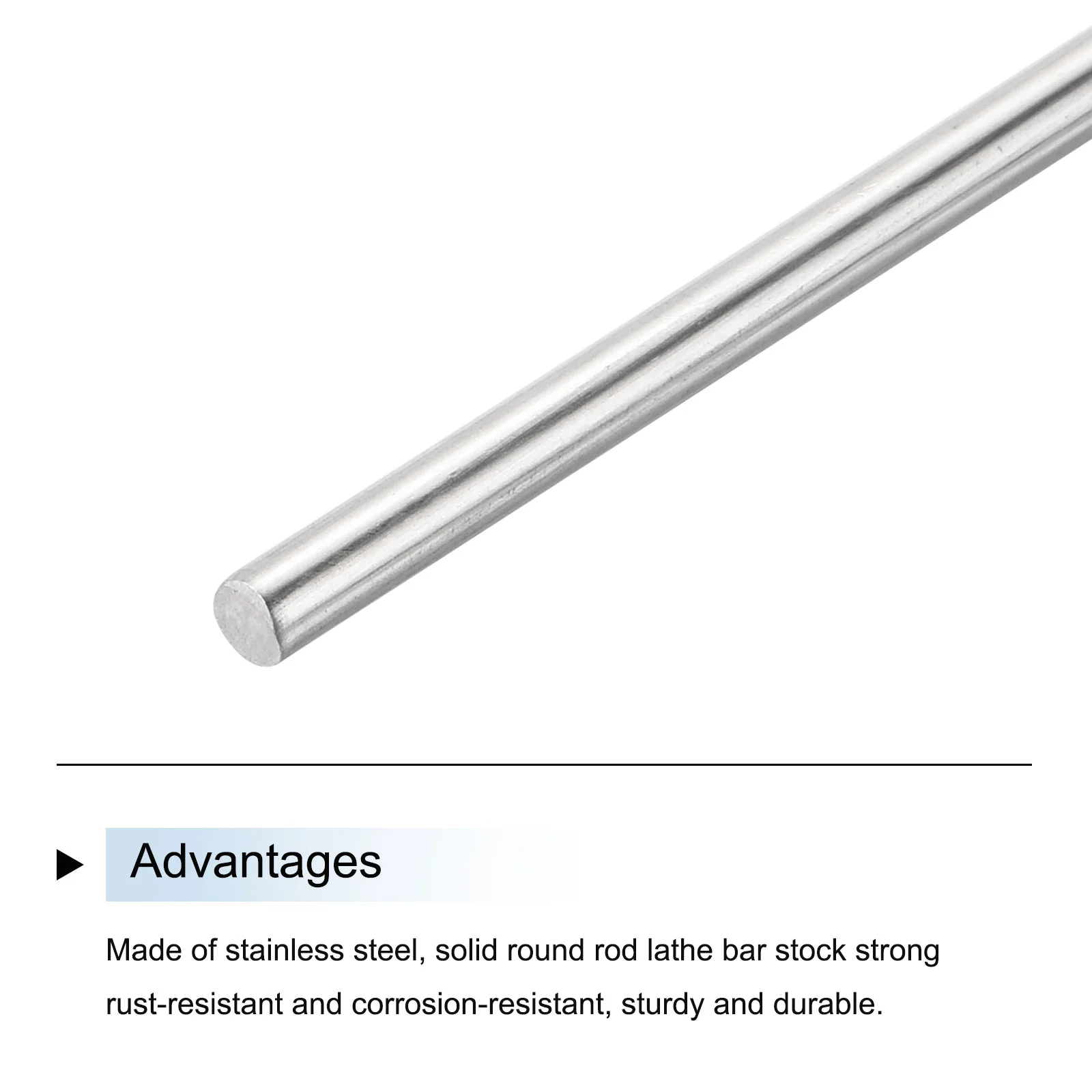 5Pcs 304 Stainless Steel Round Rods Bar 4mm x 100mm for Various Shaft DIY - Image 4