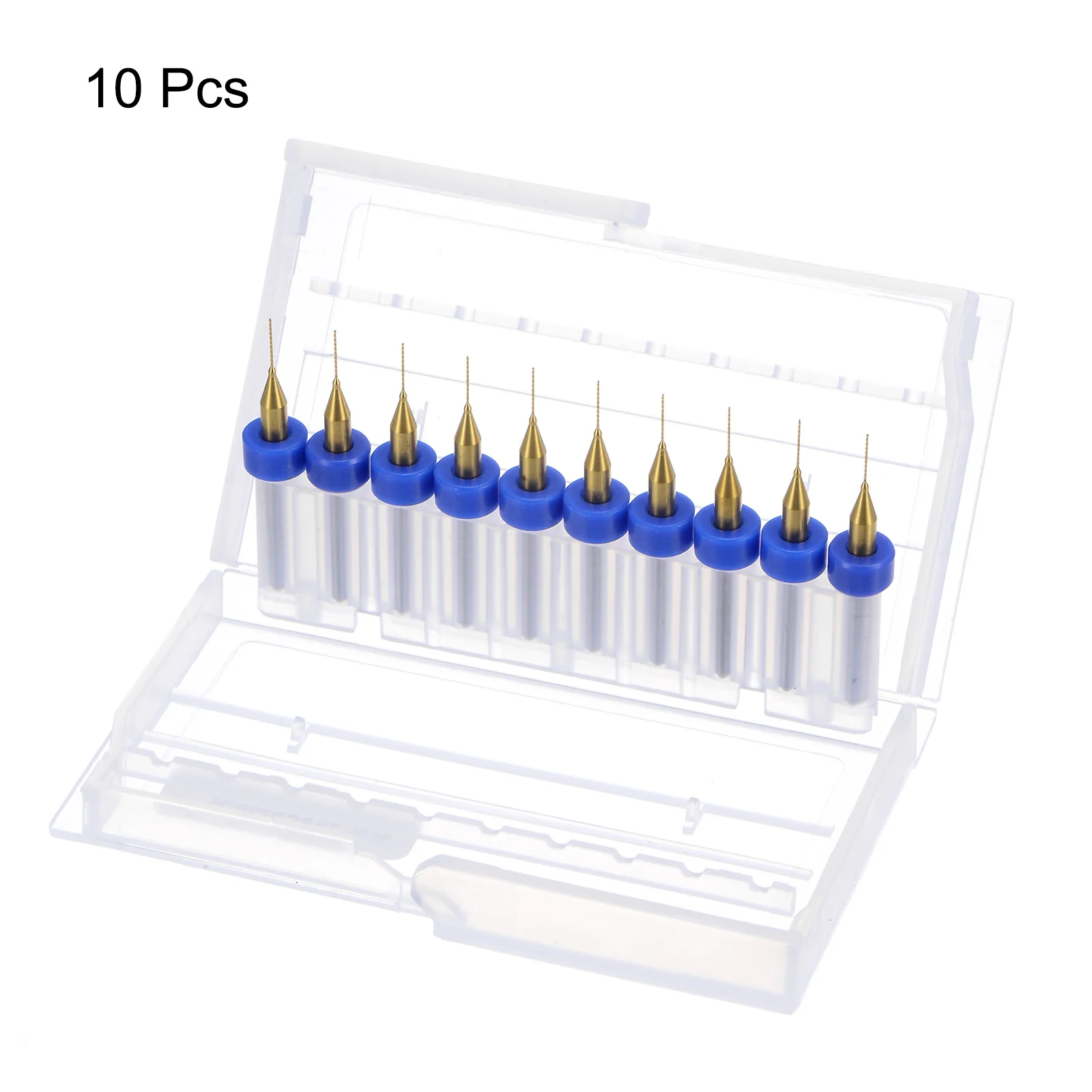 Uxcell 0.35mm PCB Drill Bits 1/8" Shank Carbide Micro Twist Mini Drill Bits, 10pcs - Image 5