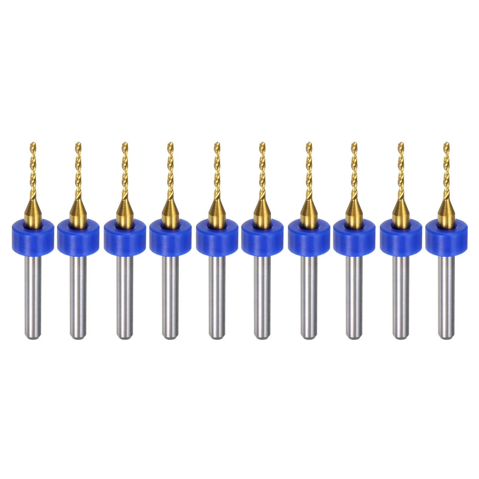 Uxcell 1.2mm PCB Drill Bits 1/8" Shank Carbide Micro Twist Mini Drill Bits, 10pcs