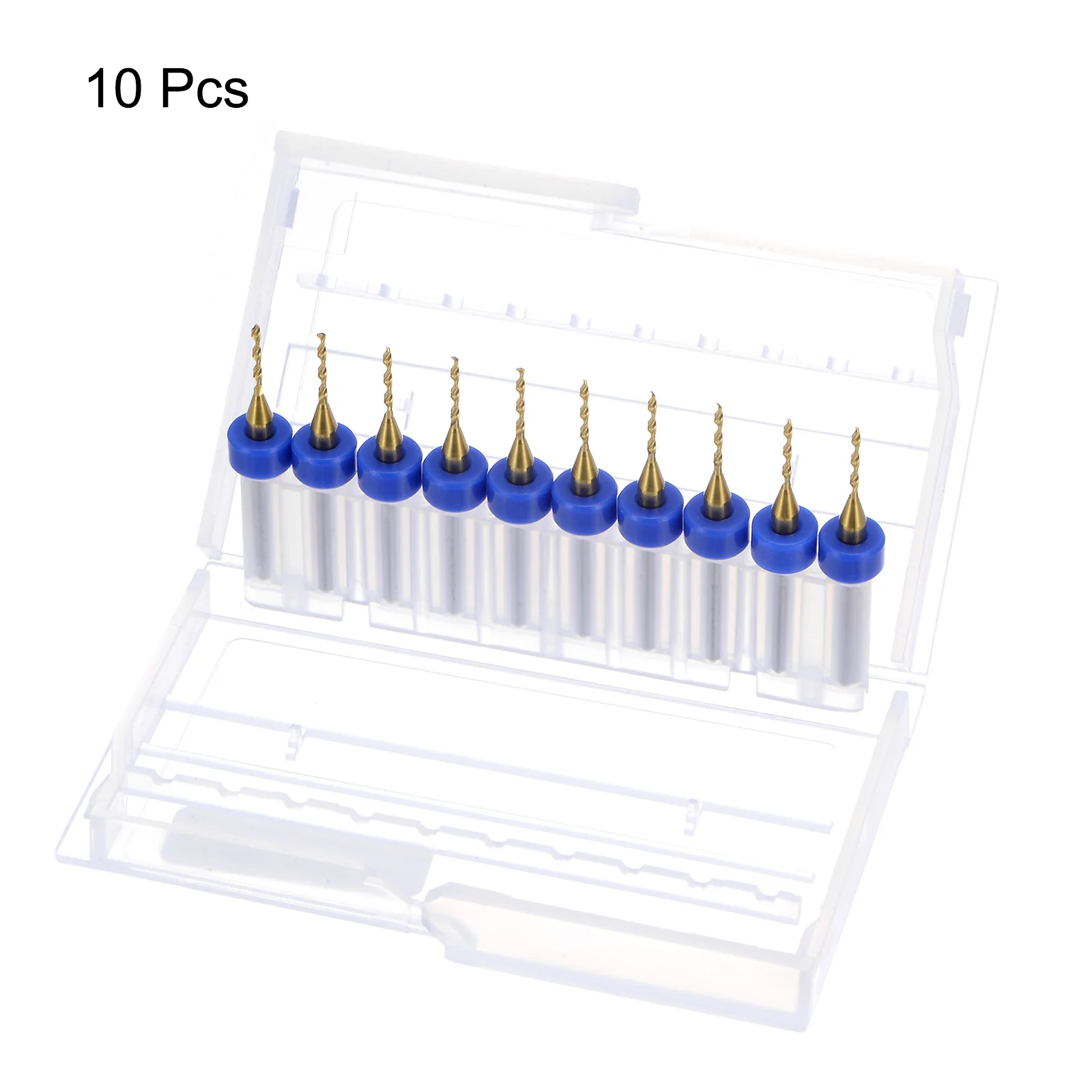 Uxcell 1.1mm PCB Drill Bits 1/8" Shank Carbide Micro Twist Mini Drill Bits, 10pcs - Image 5