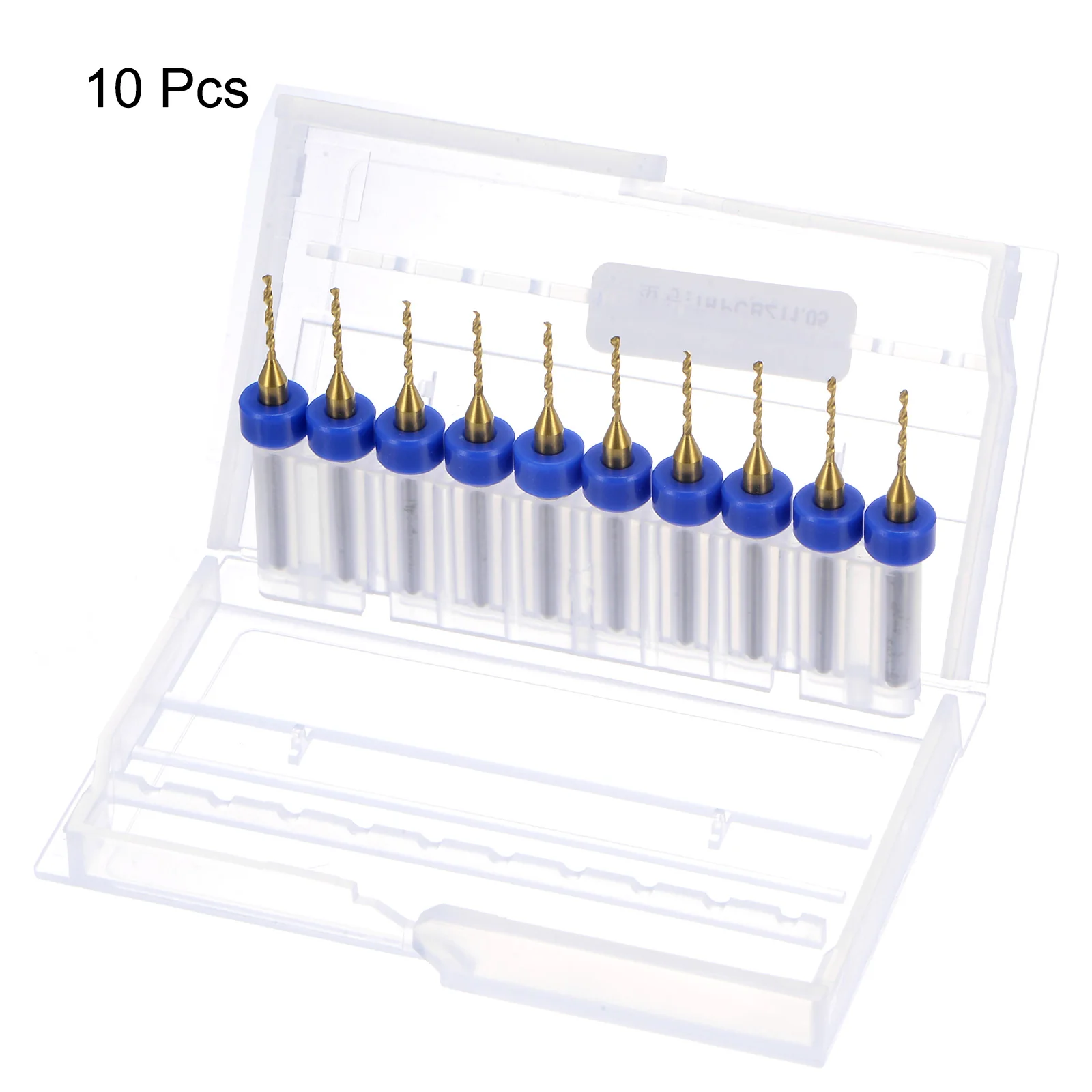 Uxcell 1.05mm PCB Drill Bits 1/8" Shank Carbide Micro Twist Mini Drill Bits, 10pcs - Image 5