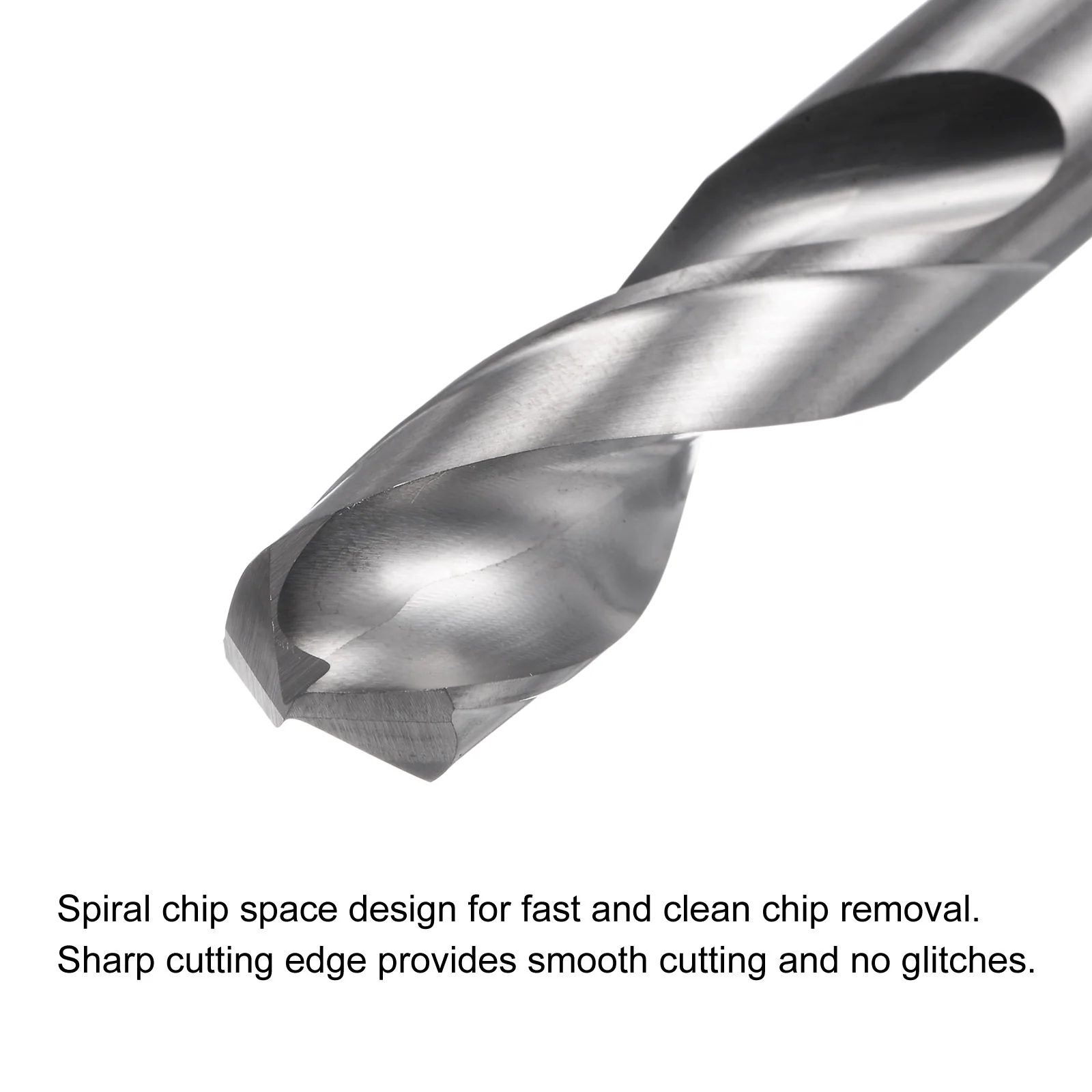 Uxcell 11.5mm C2/K20 Tungsten Carbide Straight Shank Spiral Flutes Twist Drill Bit - Image 3