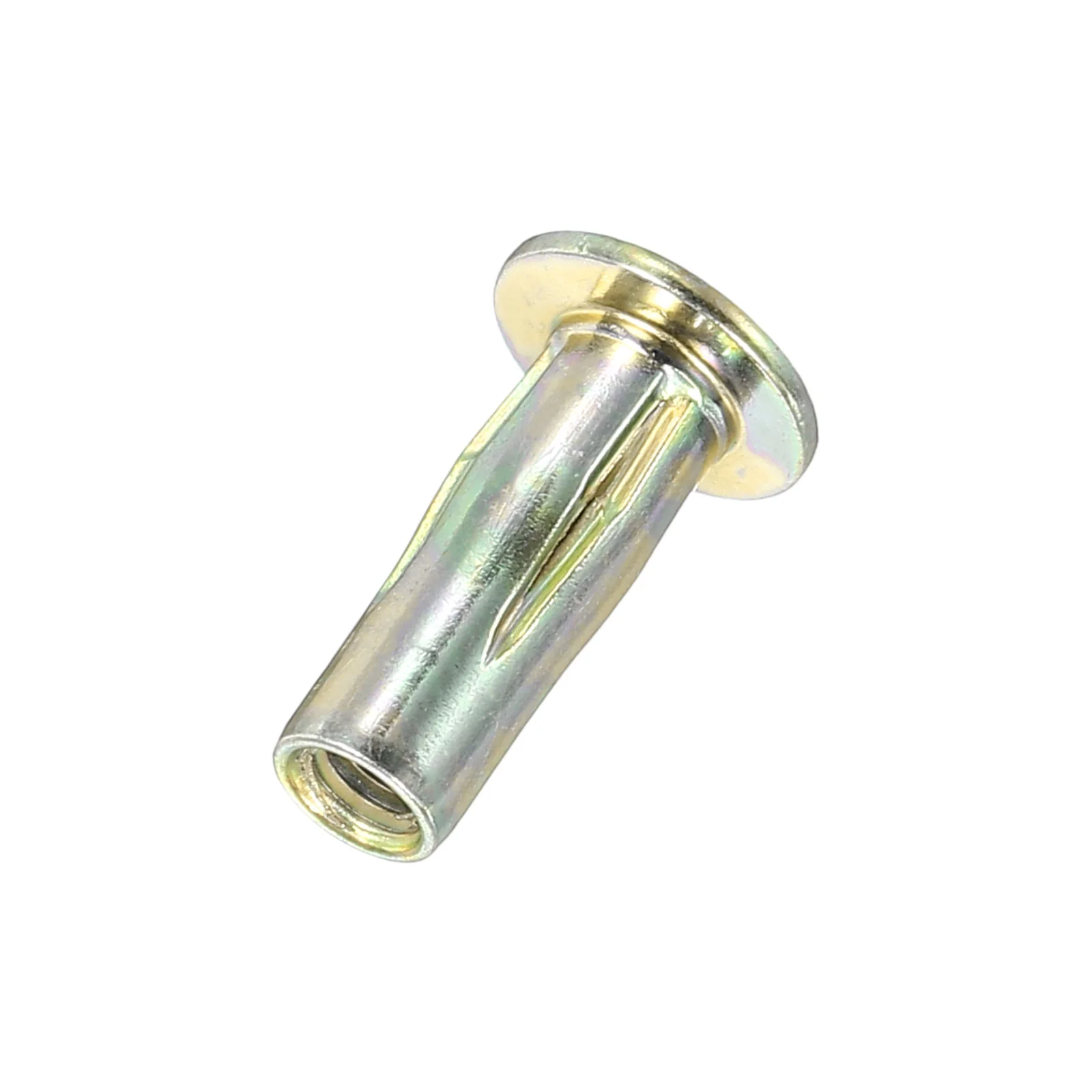 Uxcell Multi-Grip Rivet-Nut, M4 Pre-Bulbed Shank Carbon Steel Color-Zinc-Plated30Pcs - Image 5