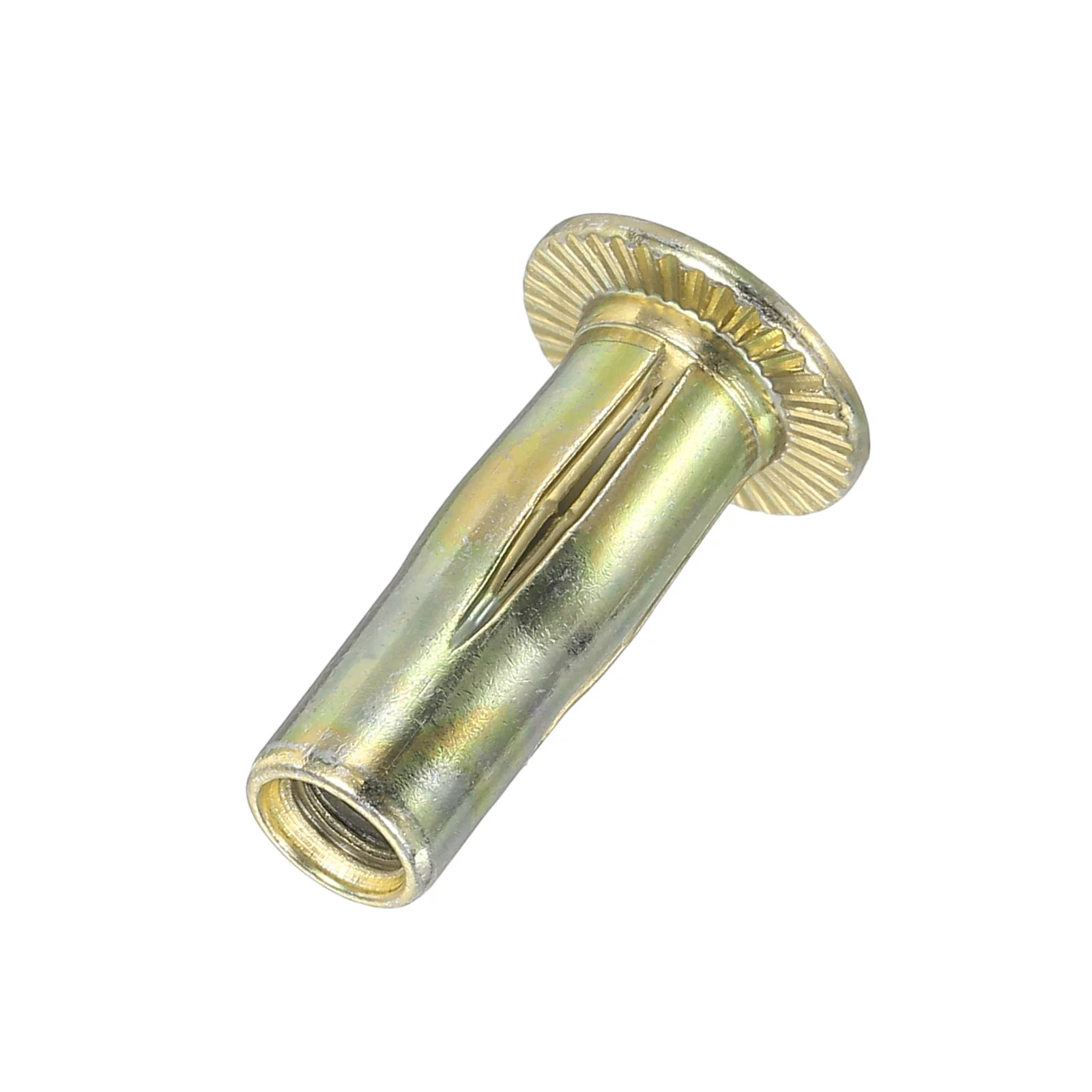 Uxcell Multi-Grip Rivet-Nut, M6 Pre-Bulbed Shank Carbon Steel Color-Zinc-Plated5Pcs - Image 5