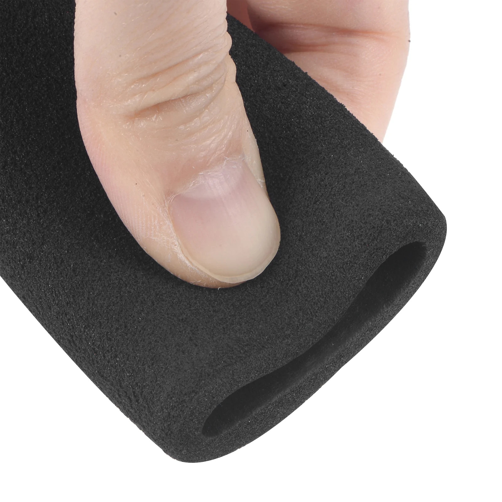 Uxcell 2pcs Foam Tubing for Grip Support Pipe Insulation 17mm ID 27mm OD 195mm Black - Image 4