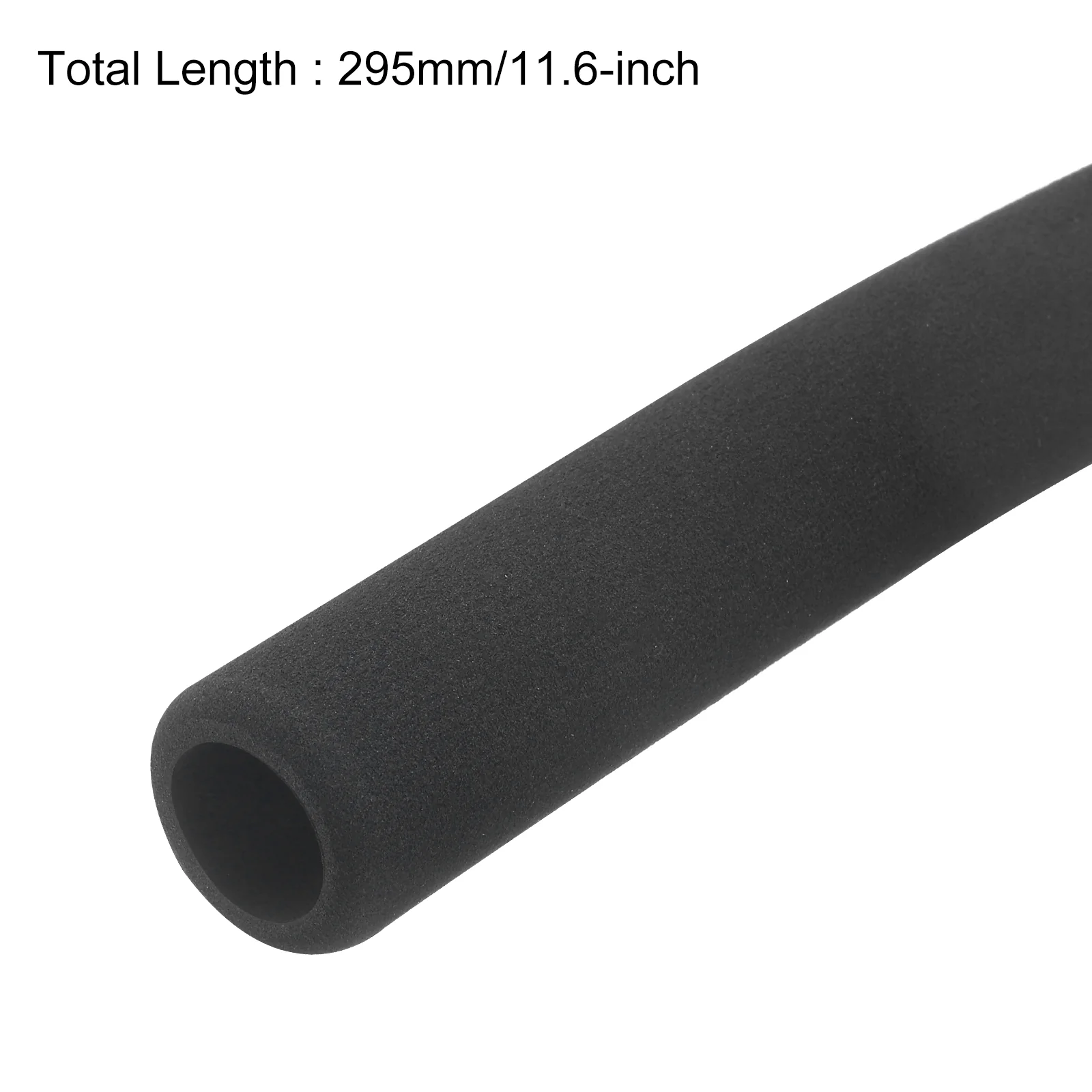 Uxcell Pipe Insulation Tube Foam Tubing for Grip Support 18mm ID 28mm OD 295mm Black - Image 2
