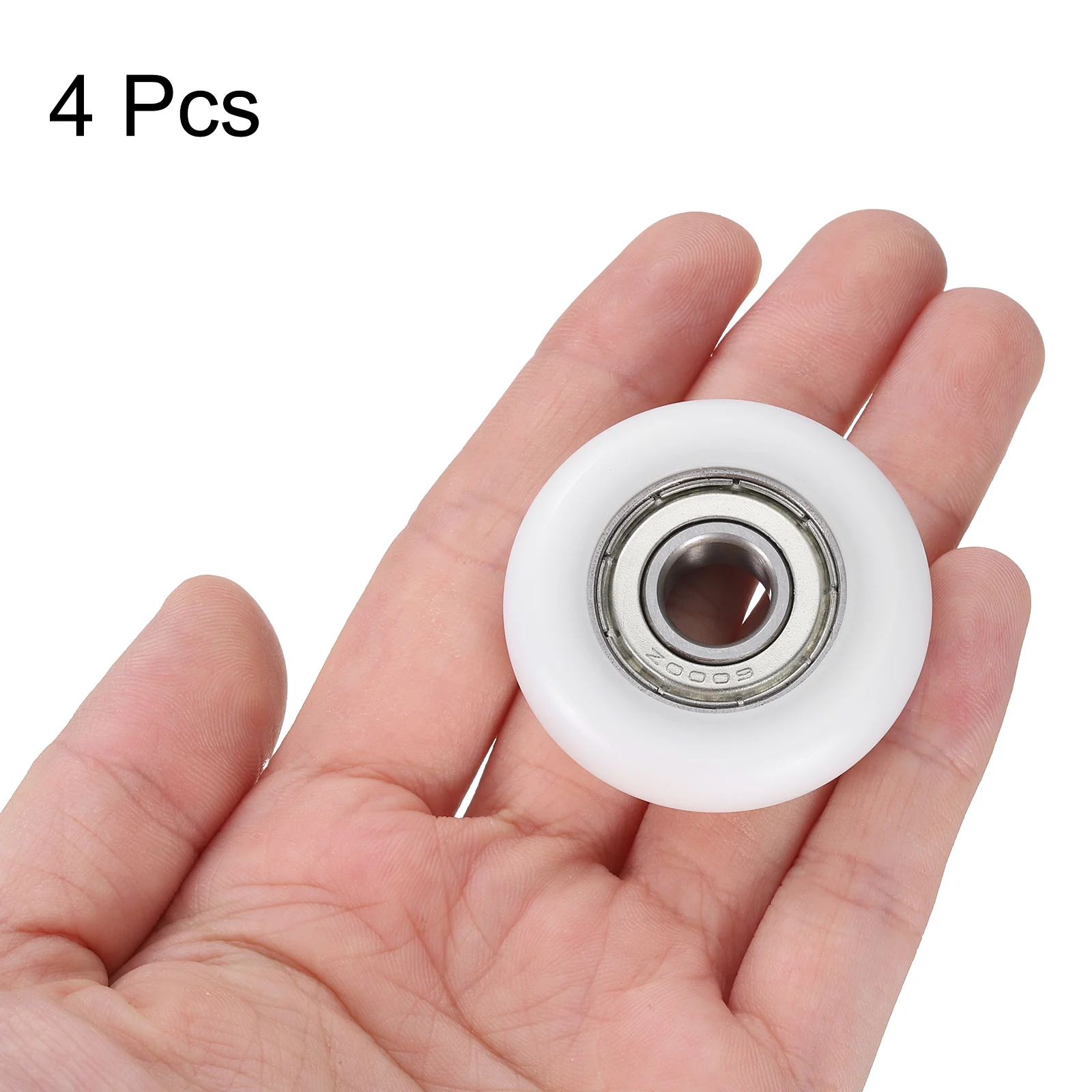 Uxcell 4Pcs Ball Bearing Guide 10x40x10mm Double Metal Shielded Chrome Steel - Image 4