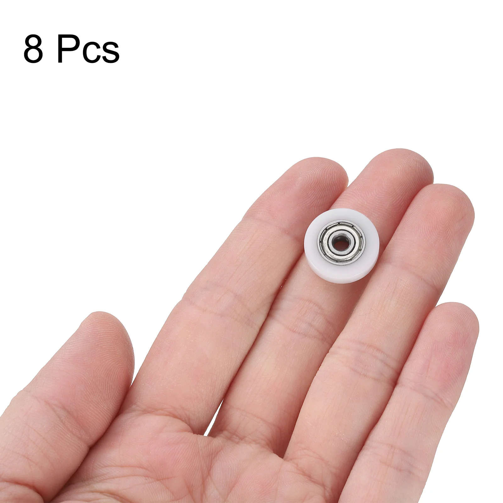 Uxcell 8Pcs Ball Bearing Guide 3x15x4mm Double Metal Shielded Chrome Steel - Image 4