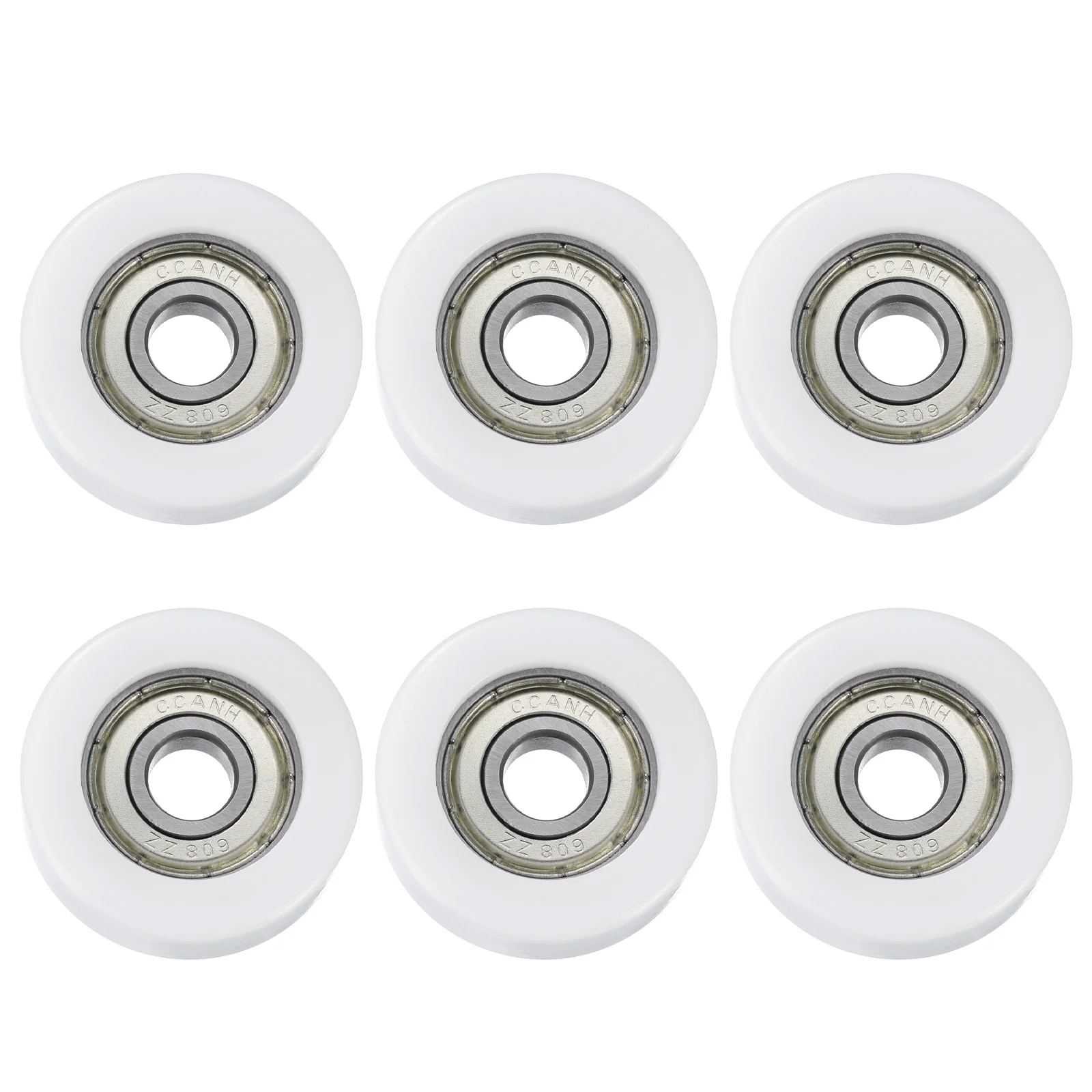 Uxcell 6Pcs Ball Bearing Guide 8x32x12mm Double Metal Shielded Chrome Steel - Image 2