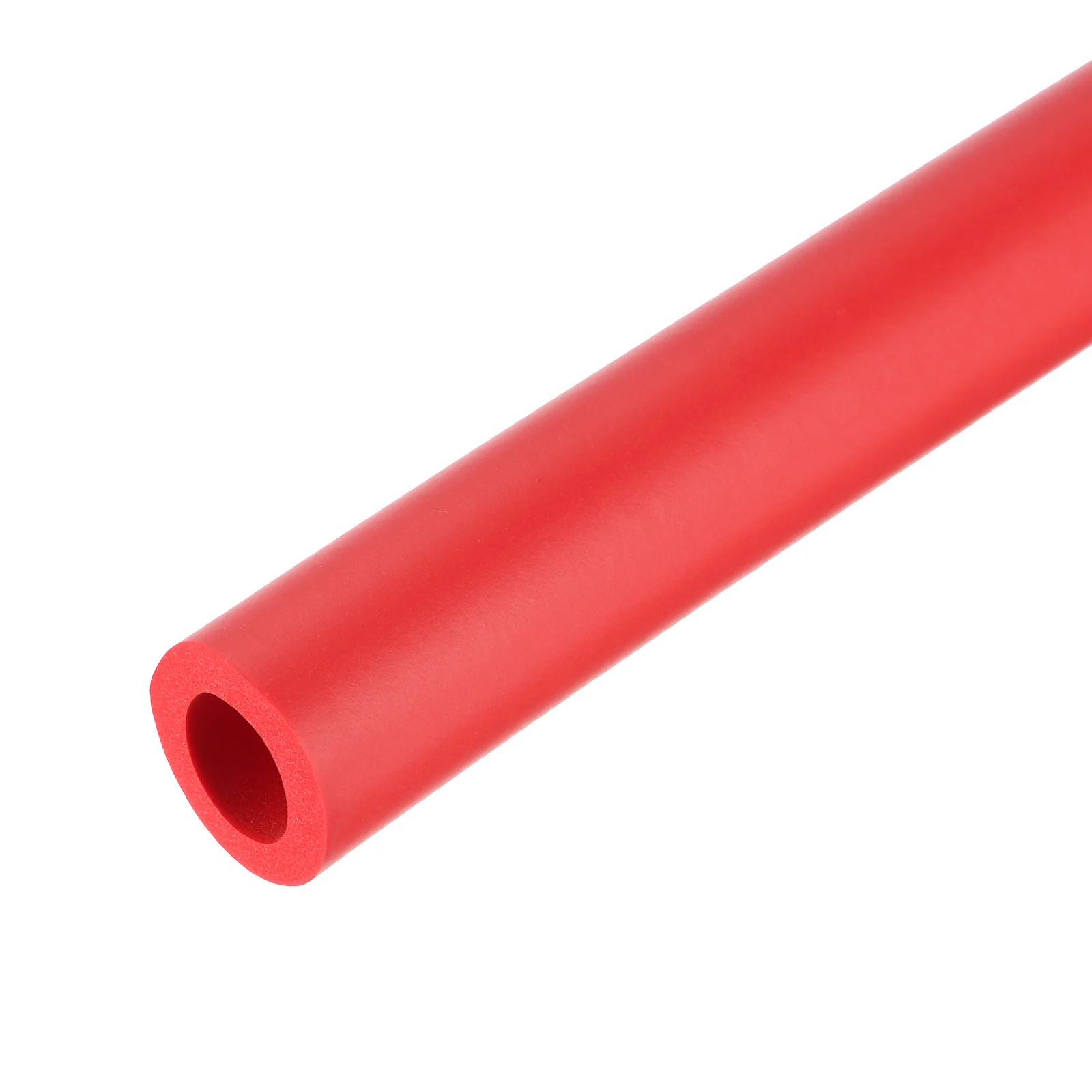 Pipe Insulation Foam Tube Lagging Insulation Pipe 18mm ID 30mm OD 20" Heat Preservation for Handle Grip Support, Red