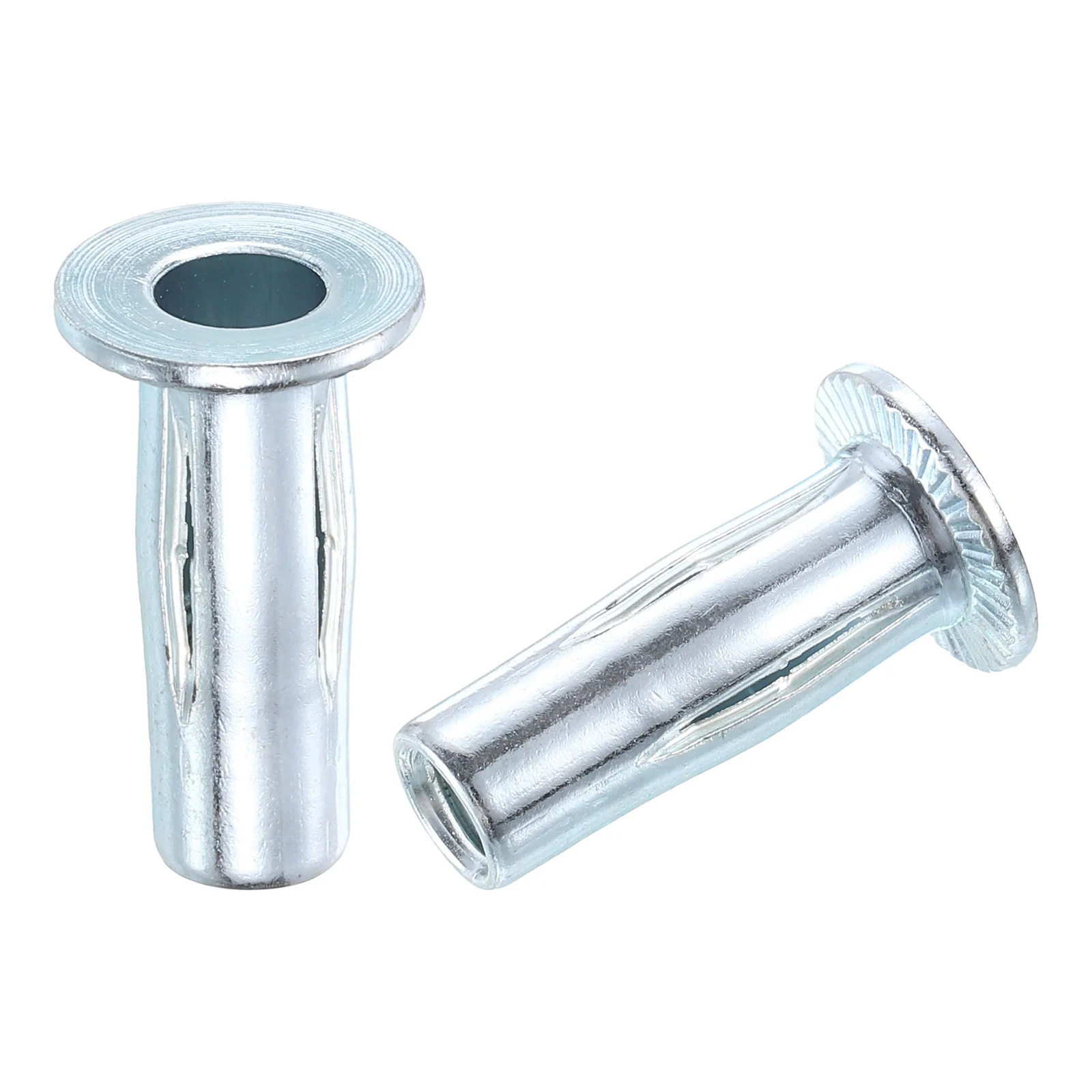 Uxcell 30pcs 1/4-20 Multi-Grip Rivet Nuts Pre-Bulbed Insert Nut Carbon Steel - Image 4