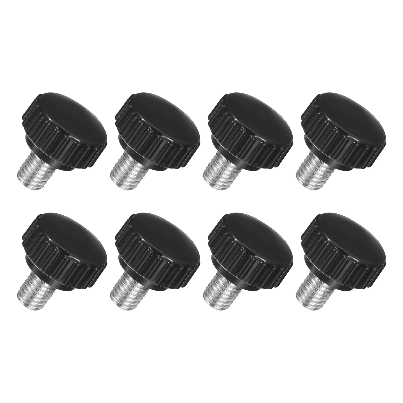 Uxcell 8Pcs M8 x 10mm Knurled Clamping Knob Thumb Clamping Knob Screw 22mm Dia