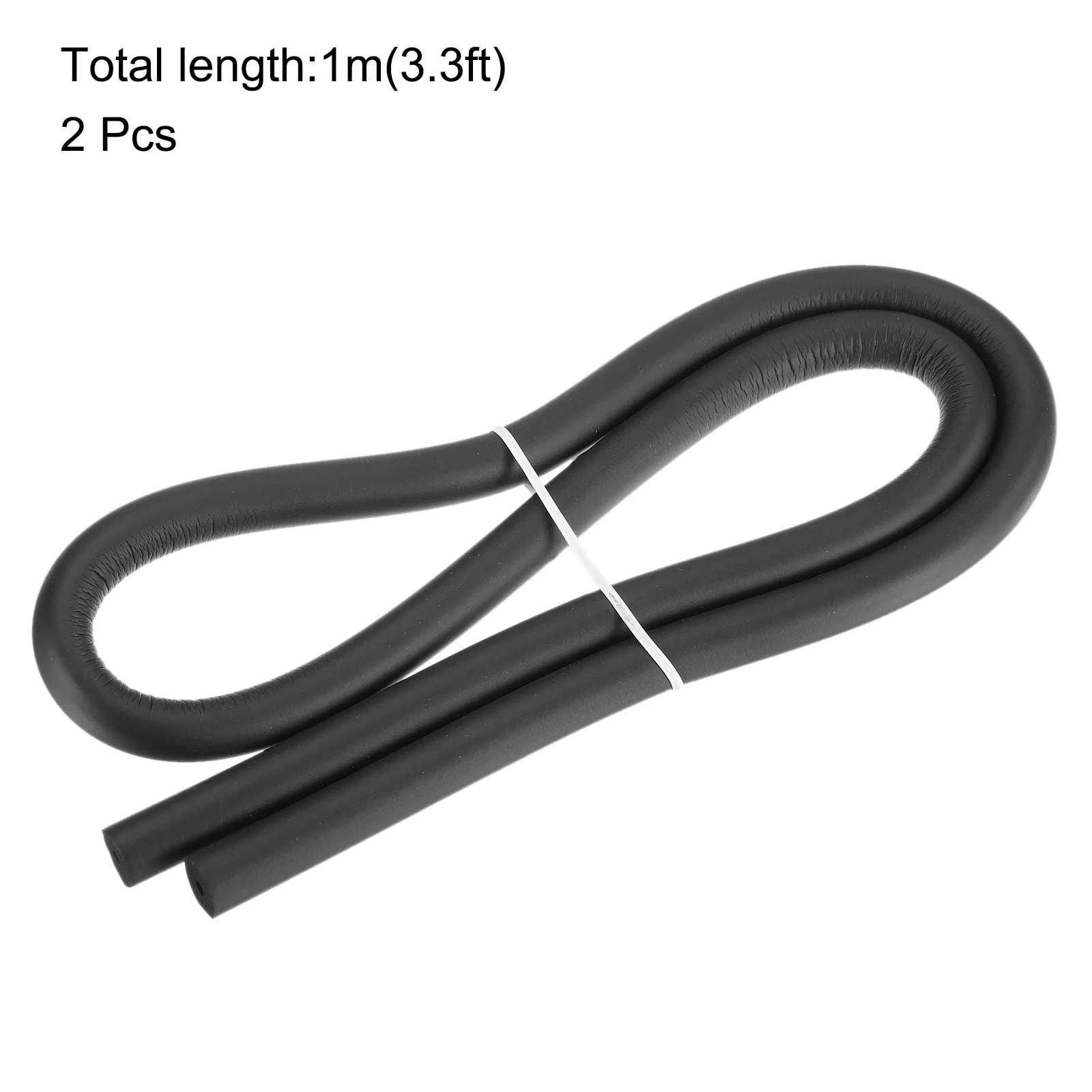 Uxcell 2pcs 3.3ft Pipe Insulation Tube 1/8 inch(3mm) ID 7/16 inch(11mm) OD Foam Tube - Image 2