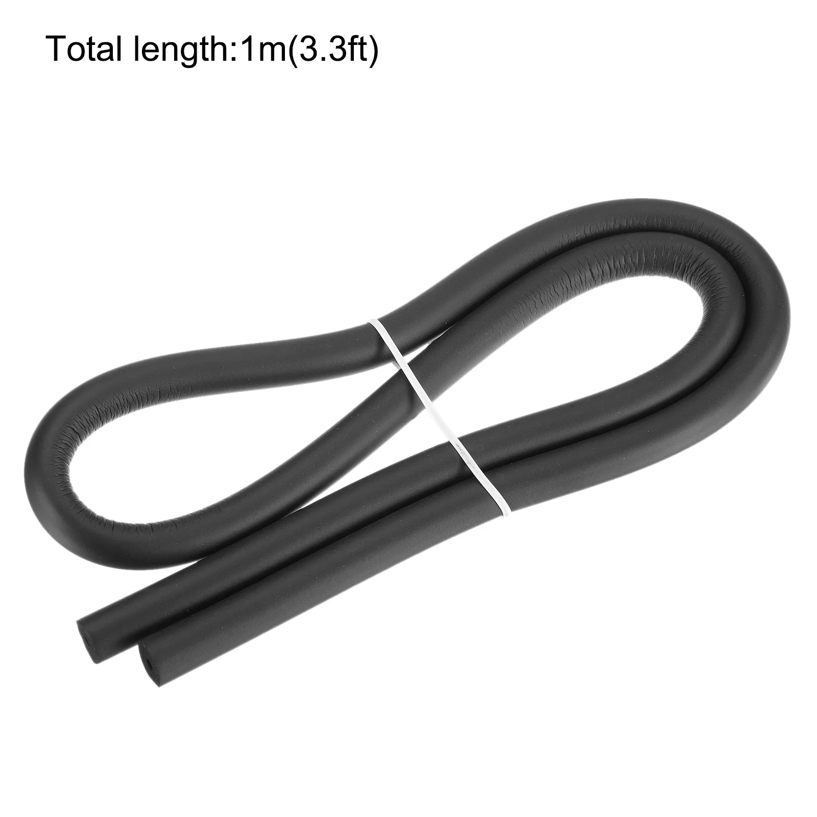 Uxcell Foam Tubing for Handle Grip Support Pipe Insulation 3mm ID 11.5mm OD 1m Black - Image 2
