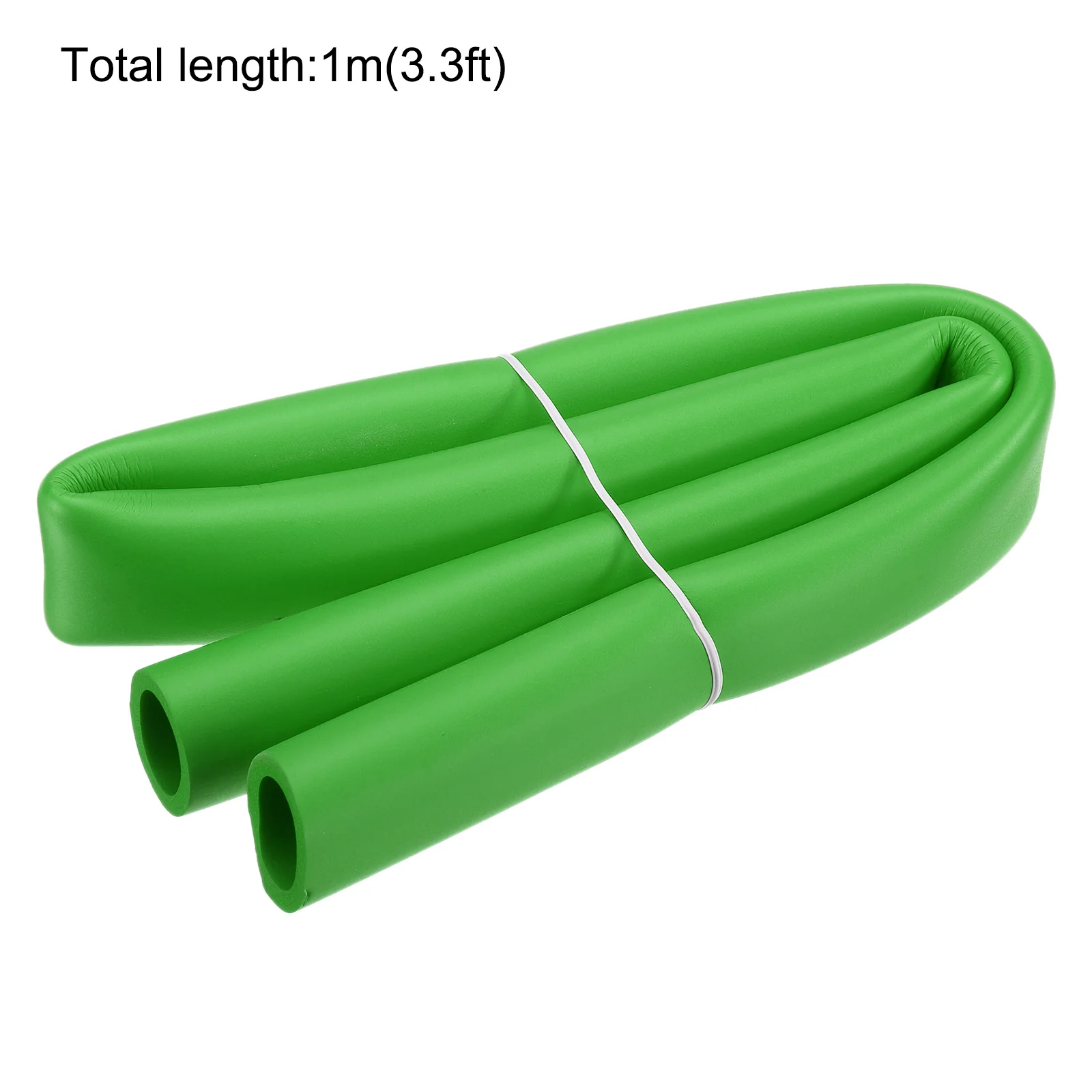 Uxcell Foam Tubing for Handle Grip Support Pipe Insulation 25mm ID 33mm OD 1m Green - Image 2