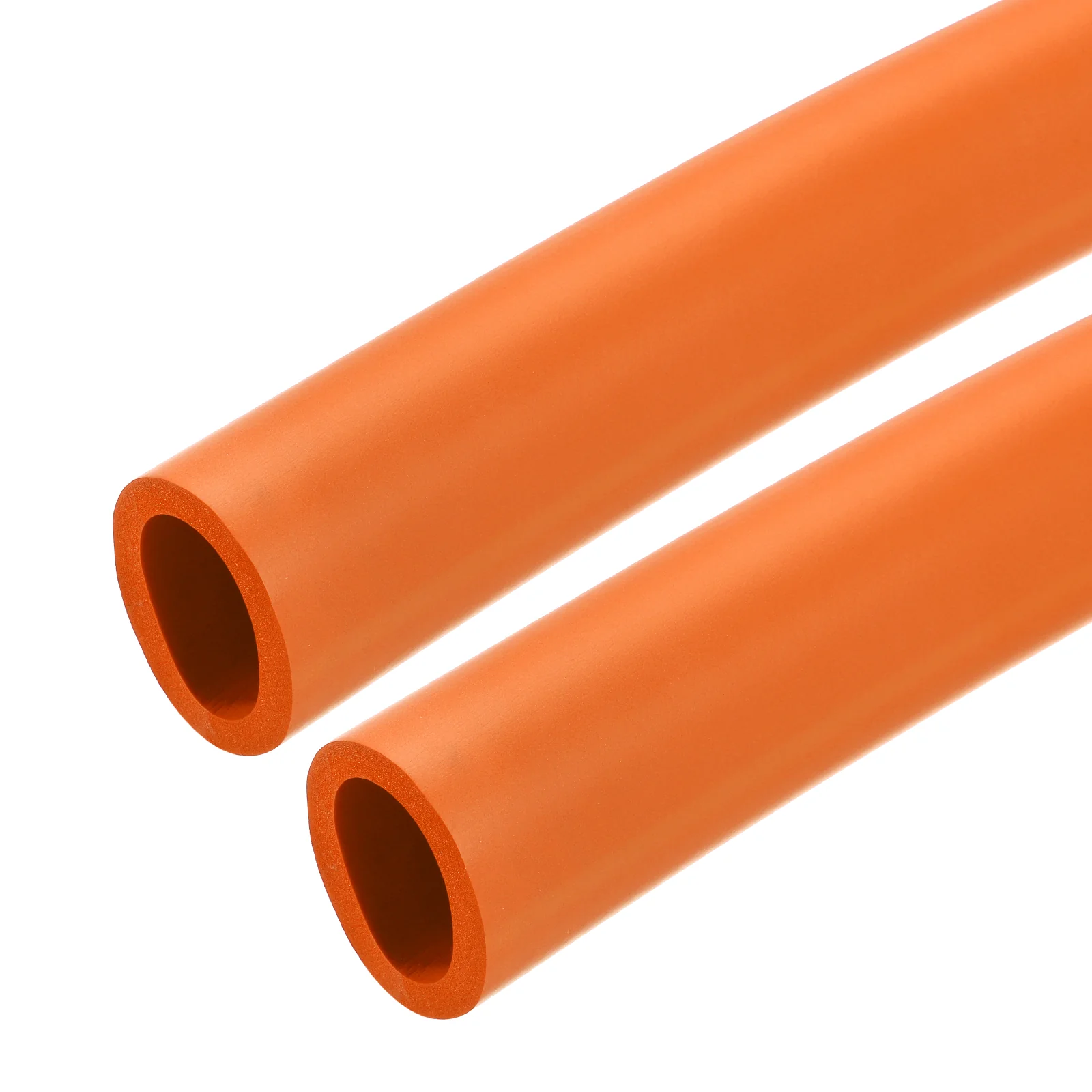 Uxcell 2pcs 3.3ft Pipe Insulation Tube 36mm ID 1 7/8 inch(48mm) OD Foam Tubing, Orange