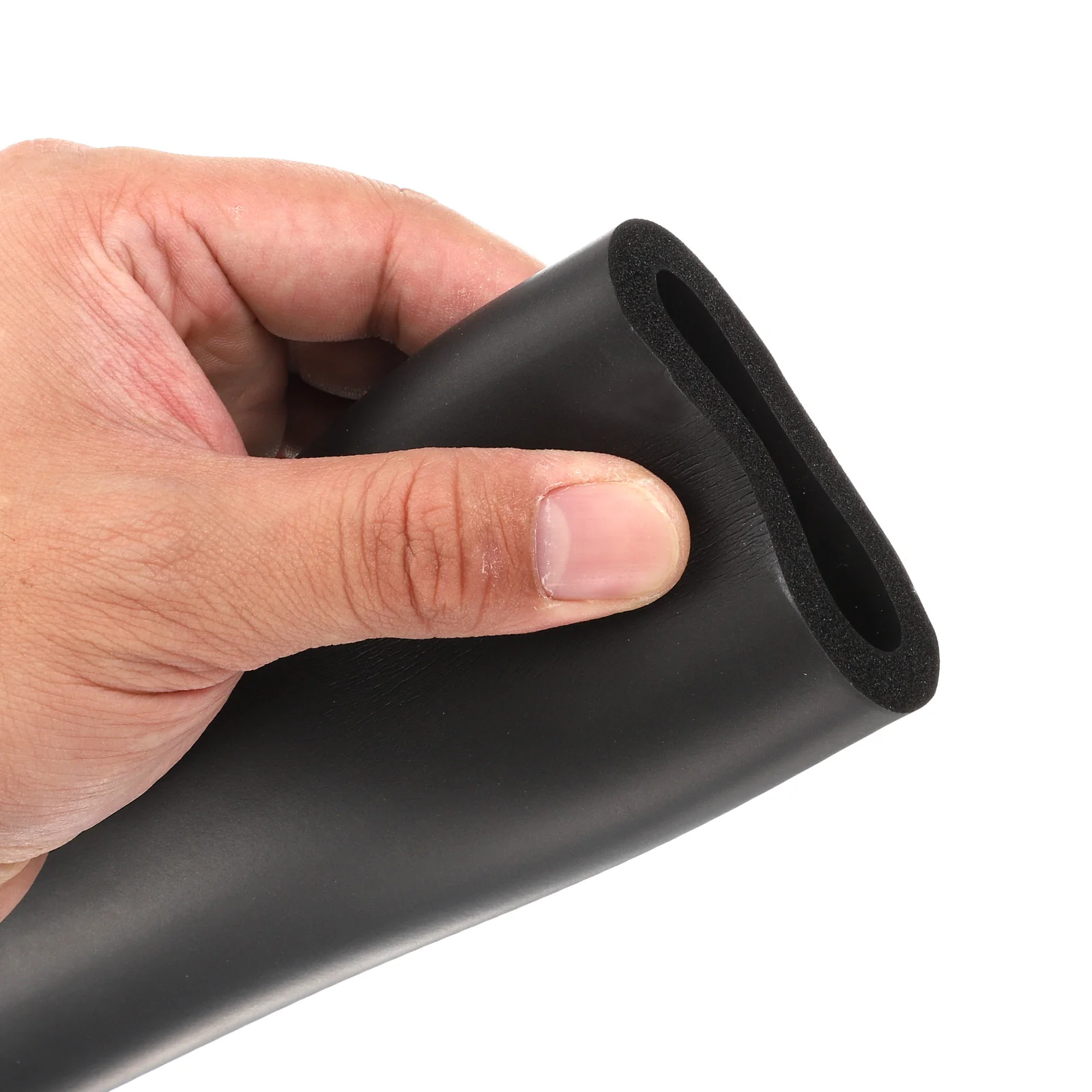 Uxcell Foam Tubing for Handle Grip Support Pipe Insulation, 45mm ID 60mm OD 1m Black - Image 4