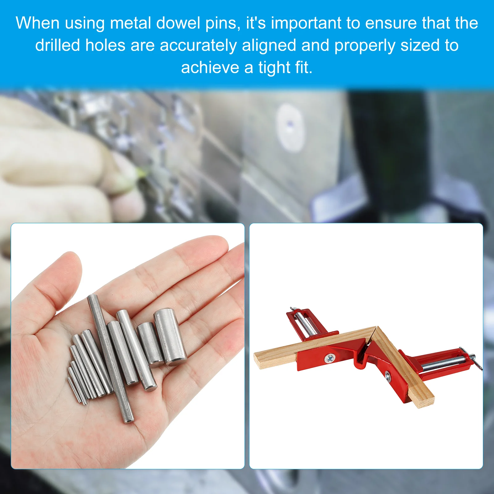 304 Stainless Steel Dowel Pins 3 x 32 mm, 50 Pack Metal Dowel Pins Shelf Pegs Support Shelves Bunk Bed Fasten Elements Hardware for Furniture Fixing Component Position - Image 4