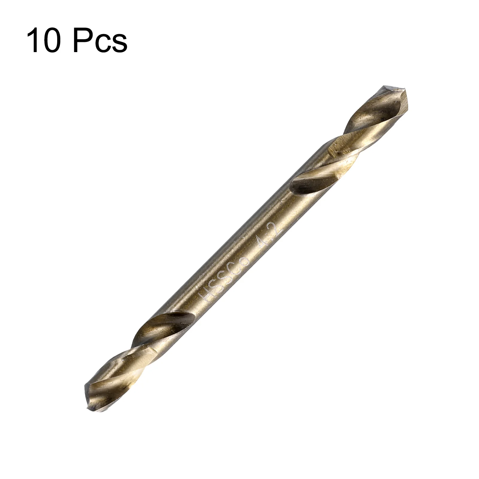 10Pcs Cobalt Drill Bits Double Ended 4.2mm/0.165" M35 HSS Twist Drill Bit - Image 3
