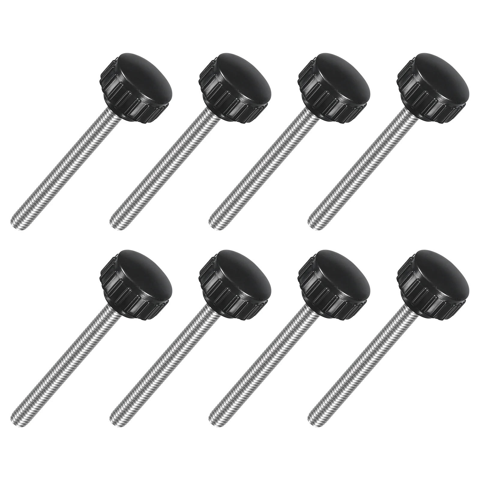 Uxcell 8Pcs M5 x 45mm Knurled Clamping Knob Thumb Clamping Knob Screw 18mm Dia