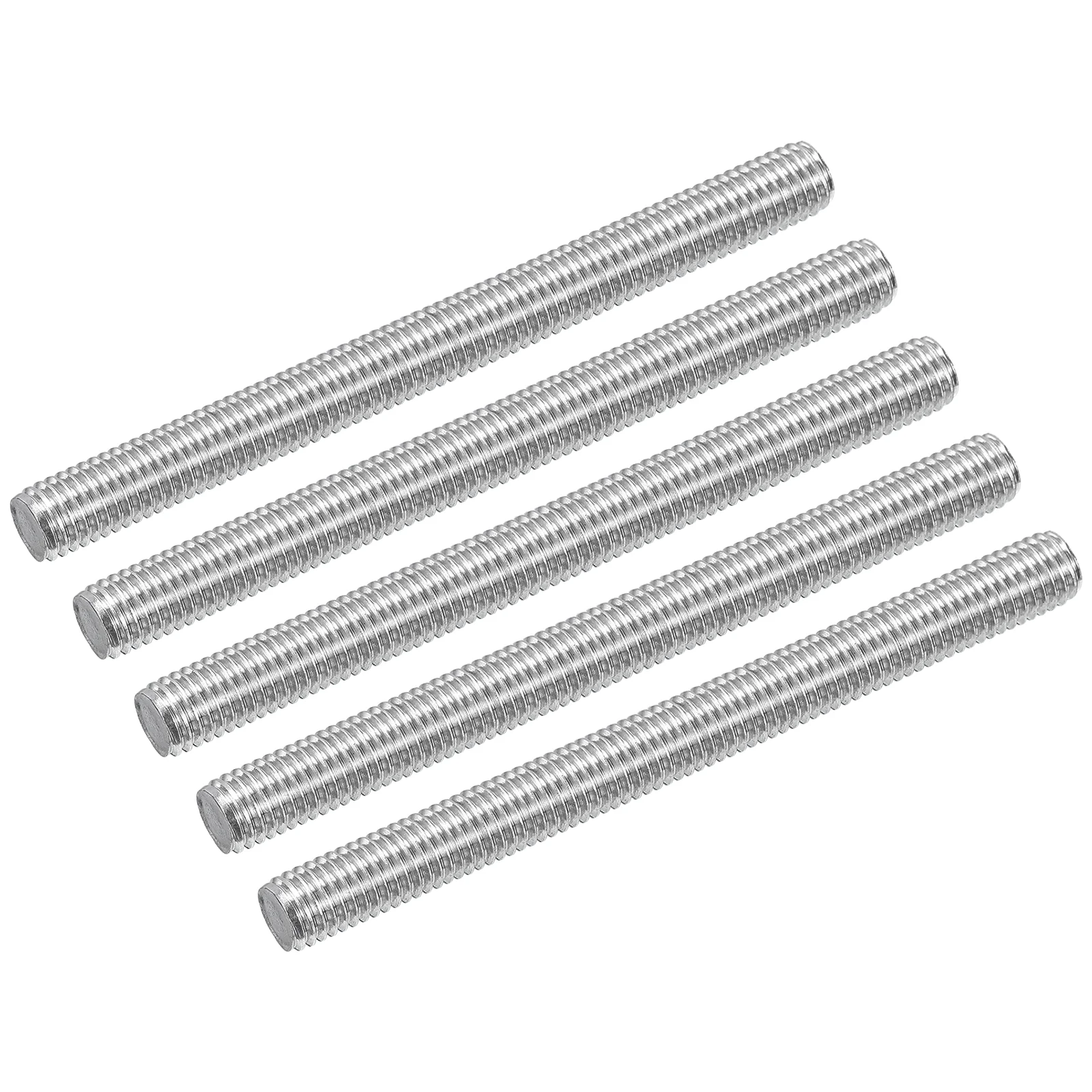 Uxcell 15Pcs M10 x 110mm Fully Threaded Rod Right Hand Threads,1.5 Thread Pitch