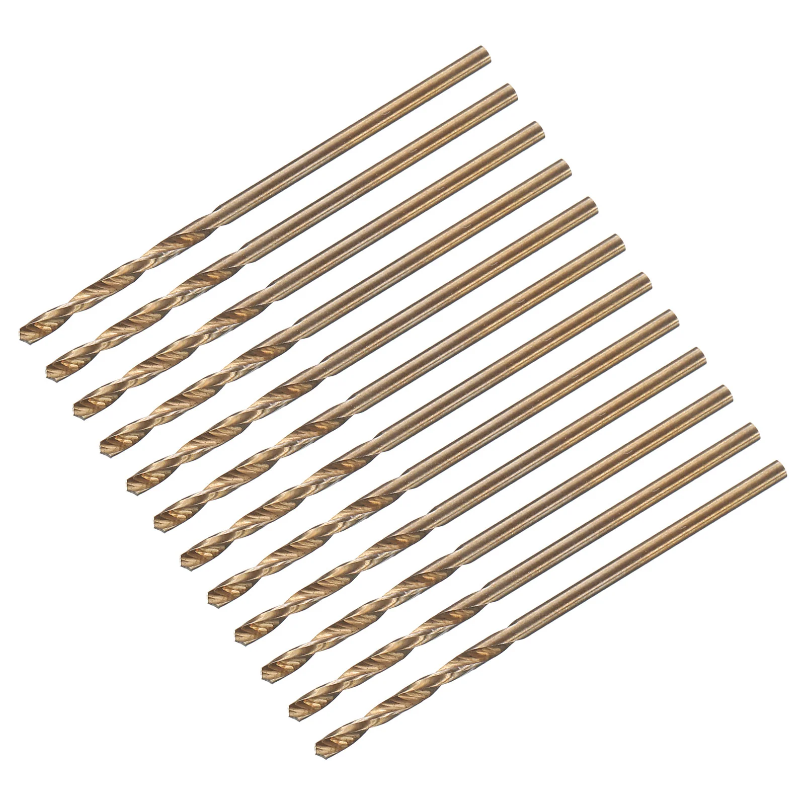Uxcell 12pcs 1.5mm Titanium & Nitride Coated M2 High Speed Steel Twist Jobber Drill Bit