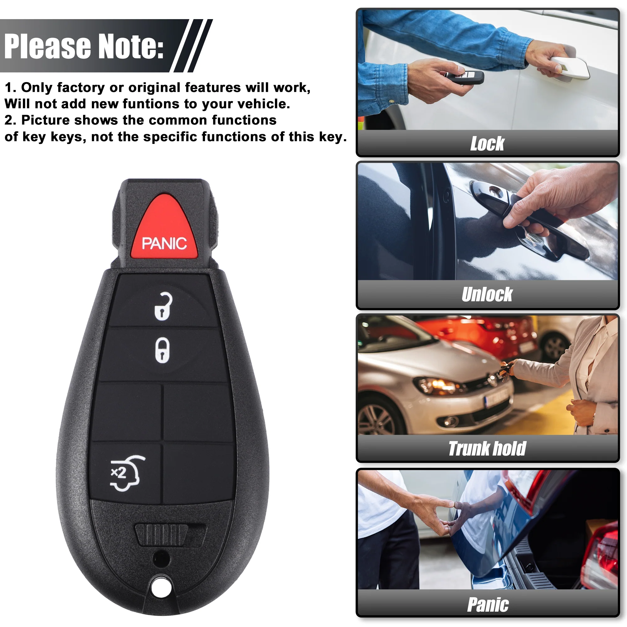 OBD2 Key Fob Programmer with Keyless Entry Remote for Jeep Grand Cherokee 2009-2013 M3N5WY783X 433Mhz - Image 11