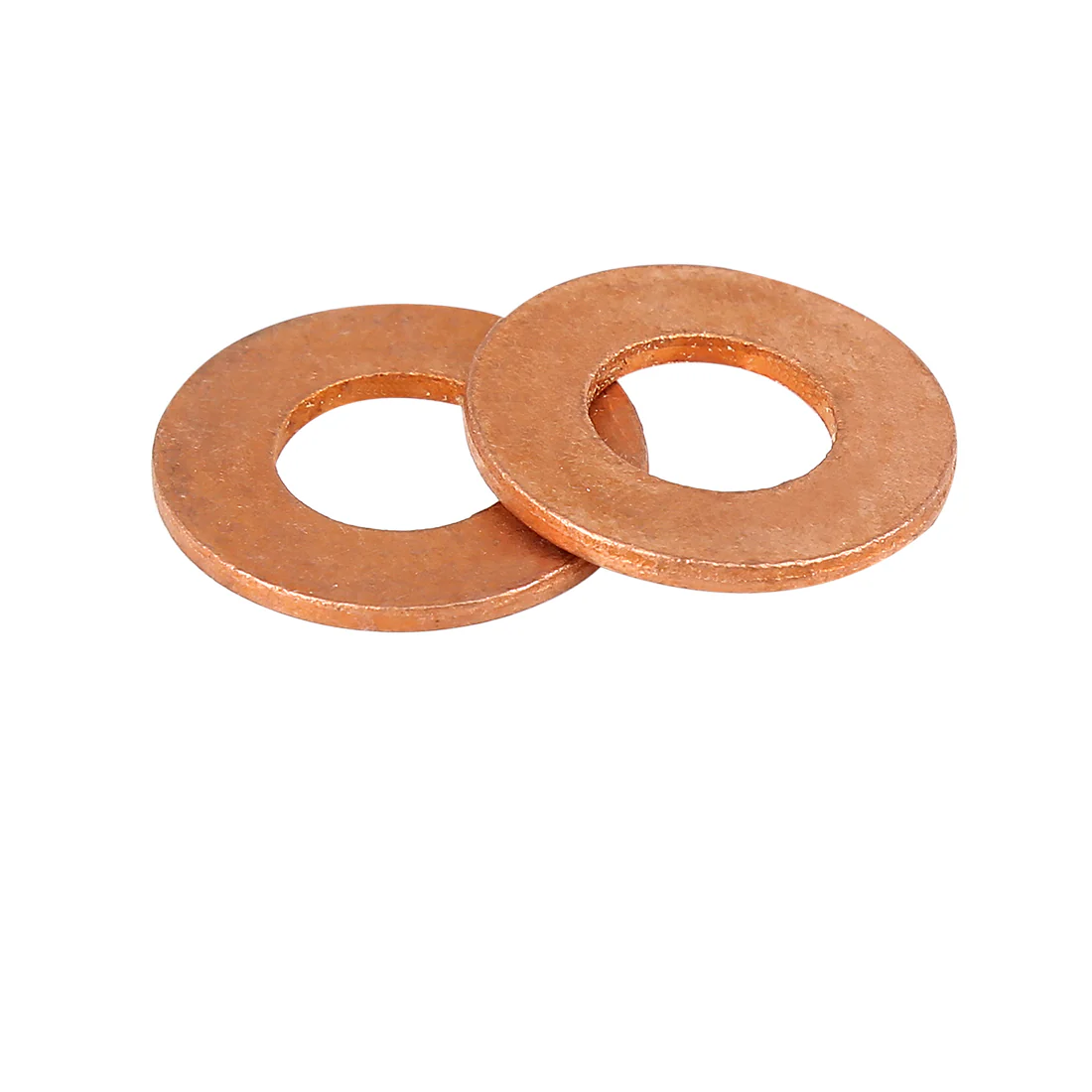 5pcs Copper Washer Flat Sealing Gasket Ring Spacer for Car 10 x 21 x 1.5mm - Image 5