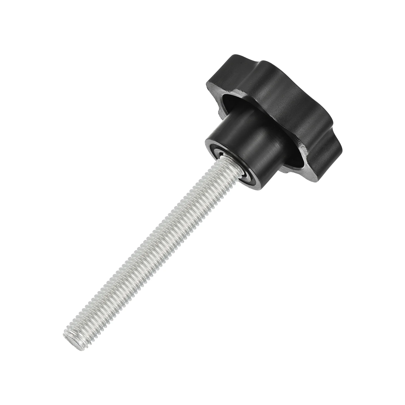 Uxcell Star Knobs, M10x80mm Plastic Hex Shaped Clamping Handle Screw Knobs, Hand Tightening Star Screw Knobs for Machinery Umbrella Base Replacement