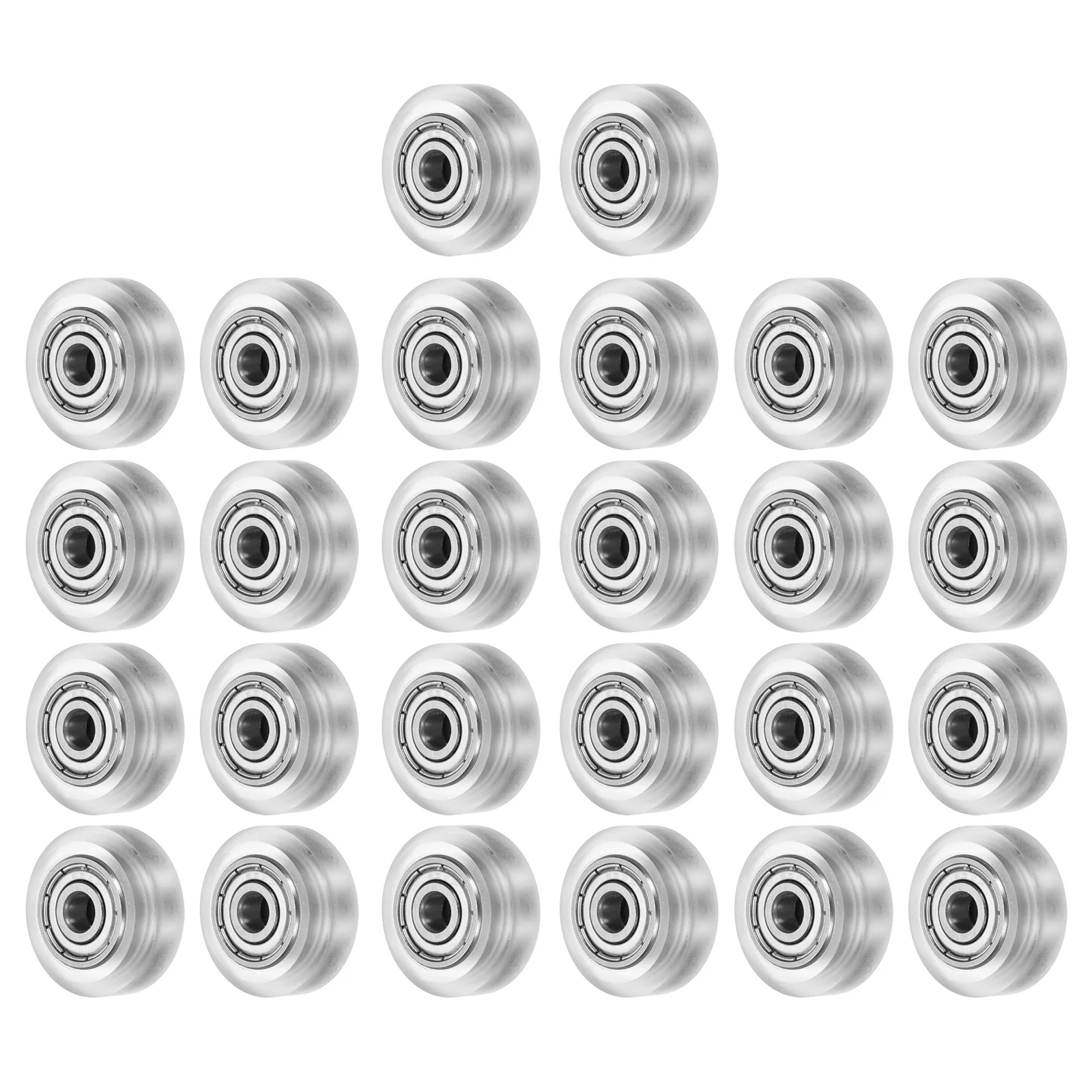 Uxcell 3D Printer POM Rollers, 26pcs High-Speed Gantry Wheels with 625ZZ, White