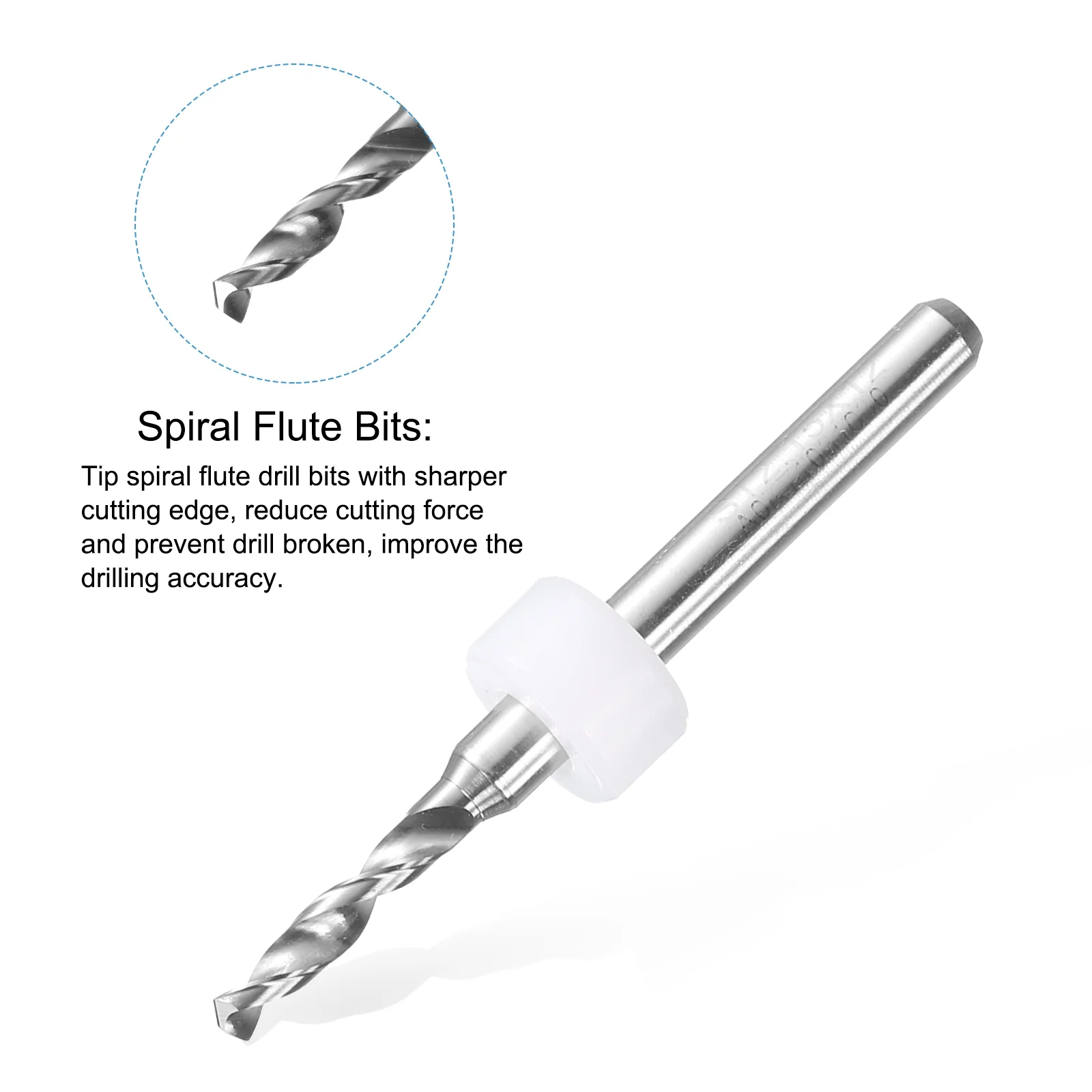 Uxcell 2.15mm Tungsten Carbide CNC Engraving Print Circuit Board PCB Drill Bits 10 Pcs - Image 4