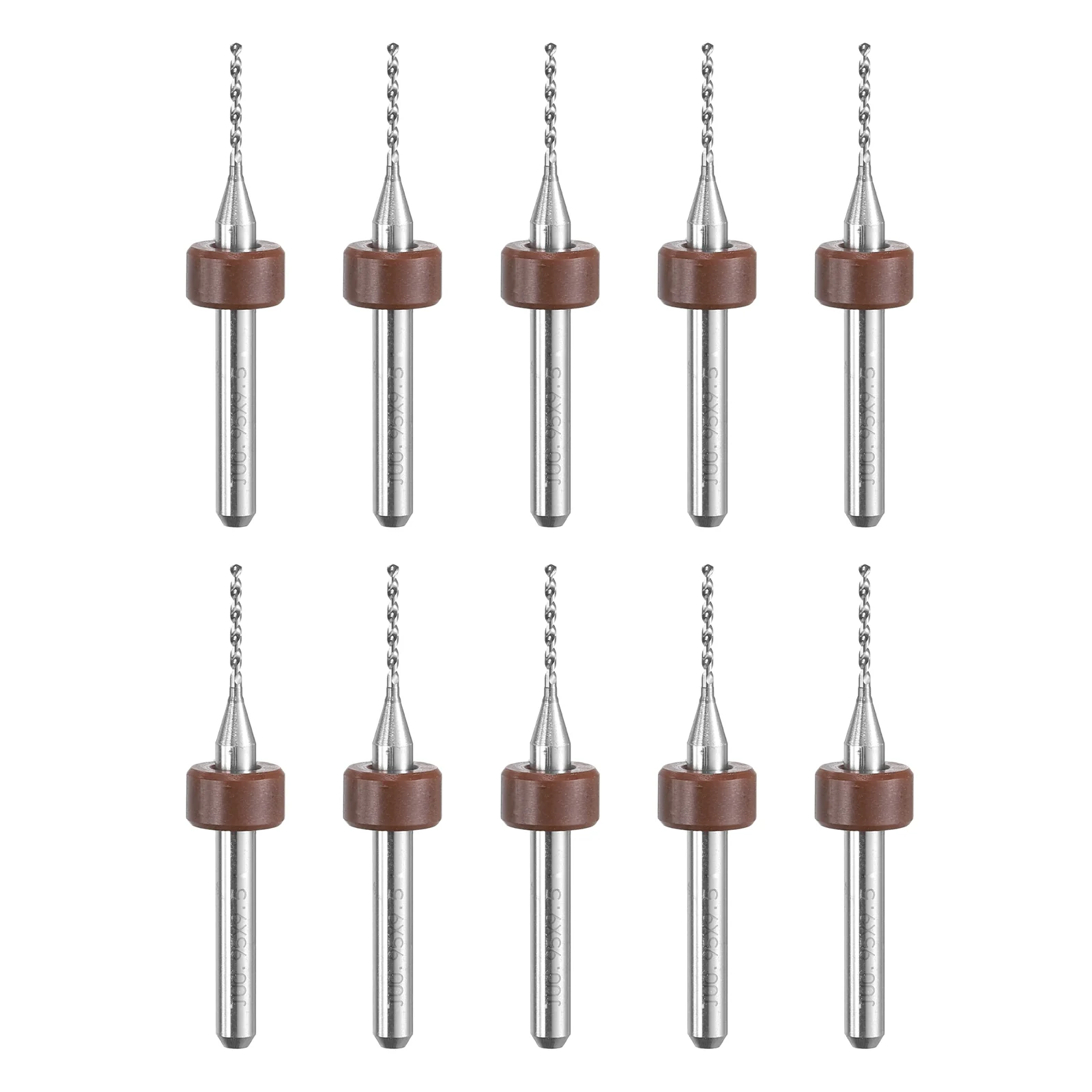 Uxcell 0.95mm Tungsten Carbide CNC Engraving Print Circuit Board PCB Drill Bits 10 Pcs