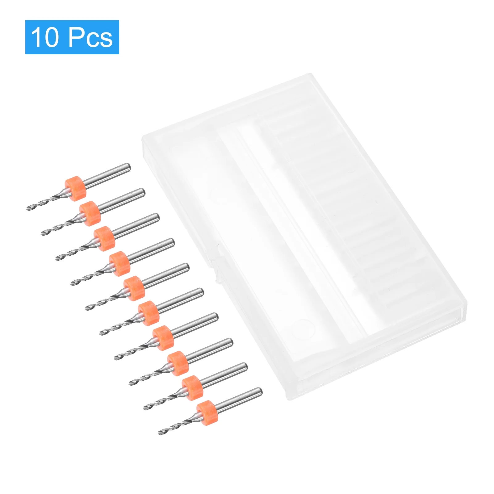 Uxcell 1.65mm Tungsten Carbide CNC Engraving Print Circuit Board PCB Drill Bits 10 Pcs - Image 3