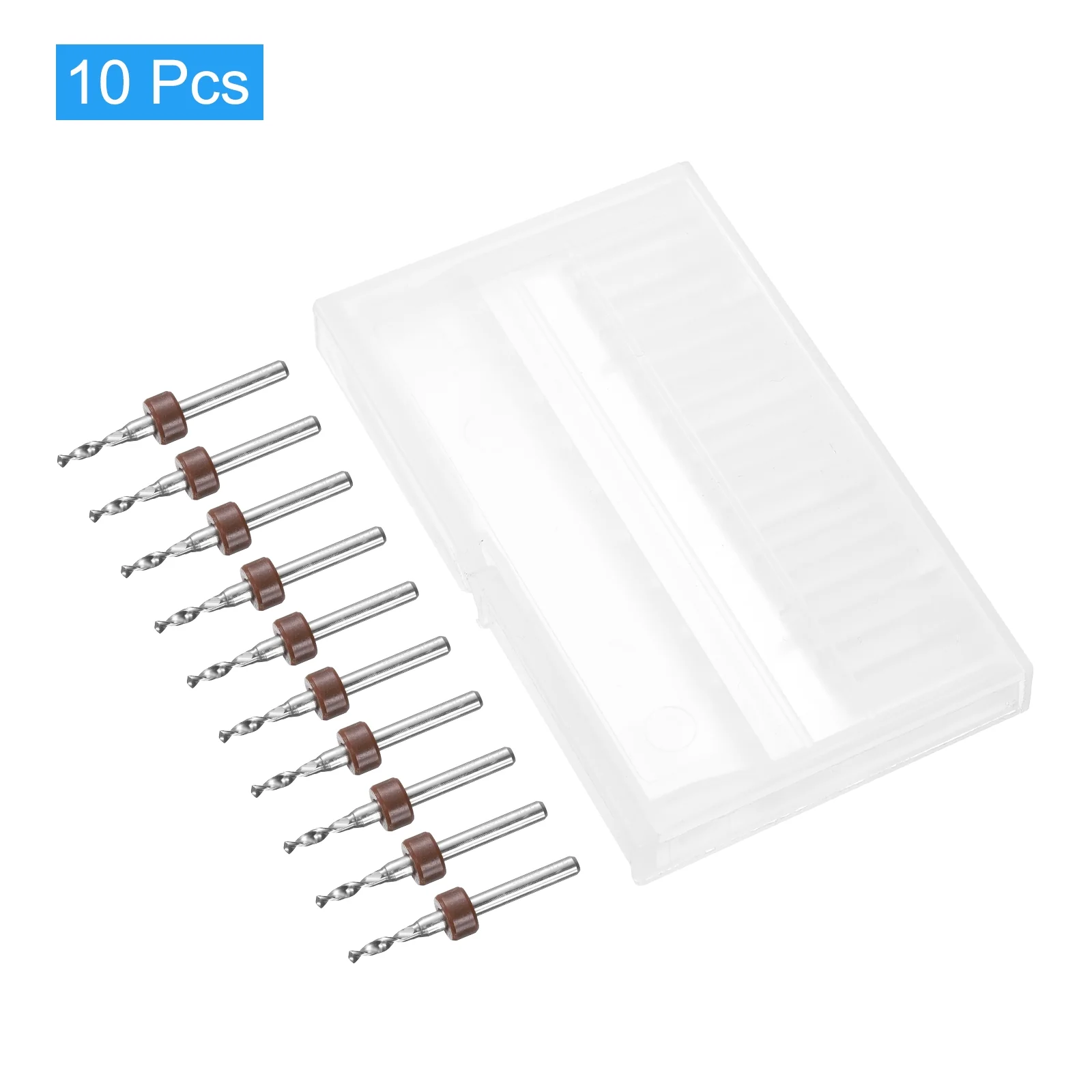 Uxcell 2.25mm Tungsten Carbide CNC Engraving Print Circuit Board PCB Drill Bits 10 Pcs - Image 3